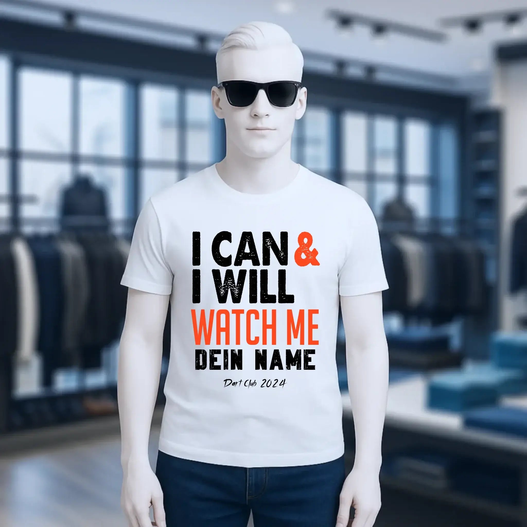 I CAN & I WILL • Unisex Premium T-Shirt XS-5XL aus Bio-Baumwolle für Damen & Herren • Exklusivdesign • personalisiert