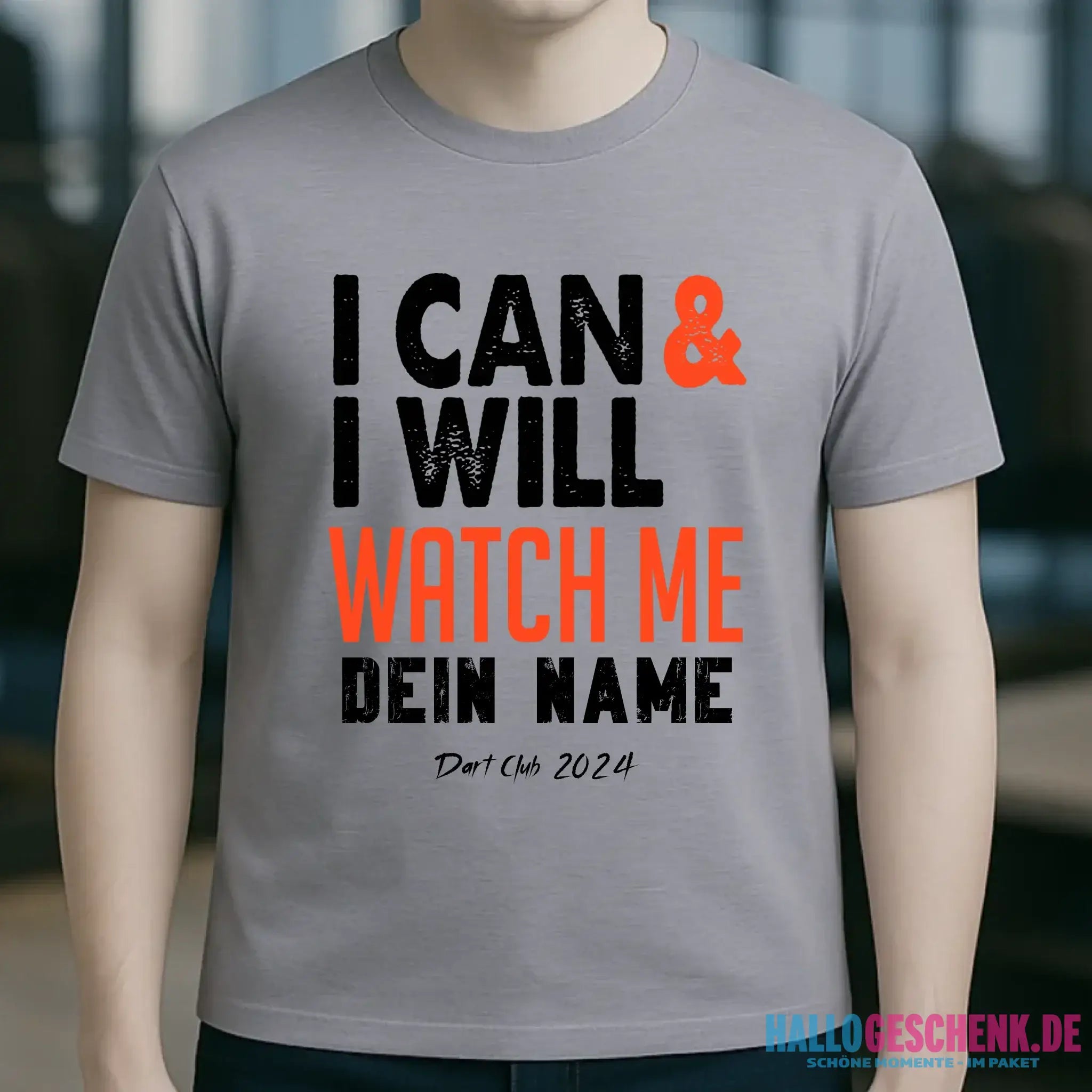 I CAN & I WILL • Unisex Premium T-Shirt XS-5XL aus Bio-Baumwolle für Damen & Herren • Exklusivdesign • personalisiert