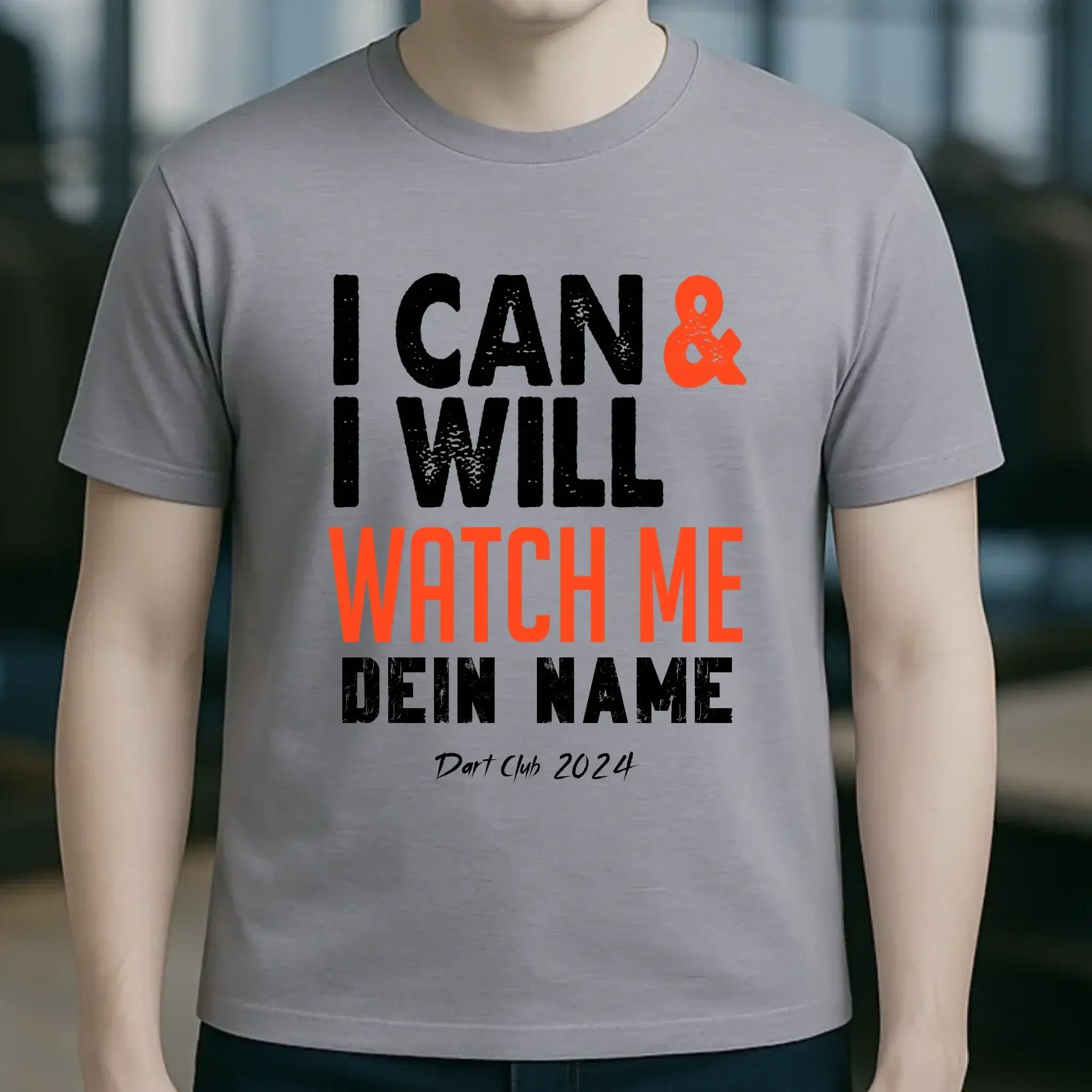 I CAN & I WILL • Unisex Premium T-Shirt XS-5XL aus Bio-Baumwolle für Damen & Herren • Exklusivdesign • personalisiert