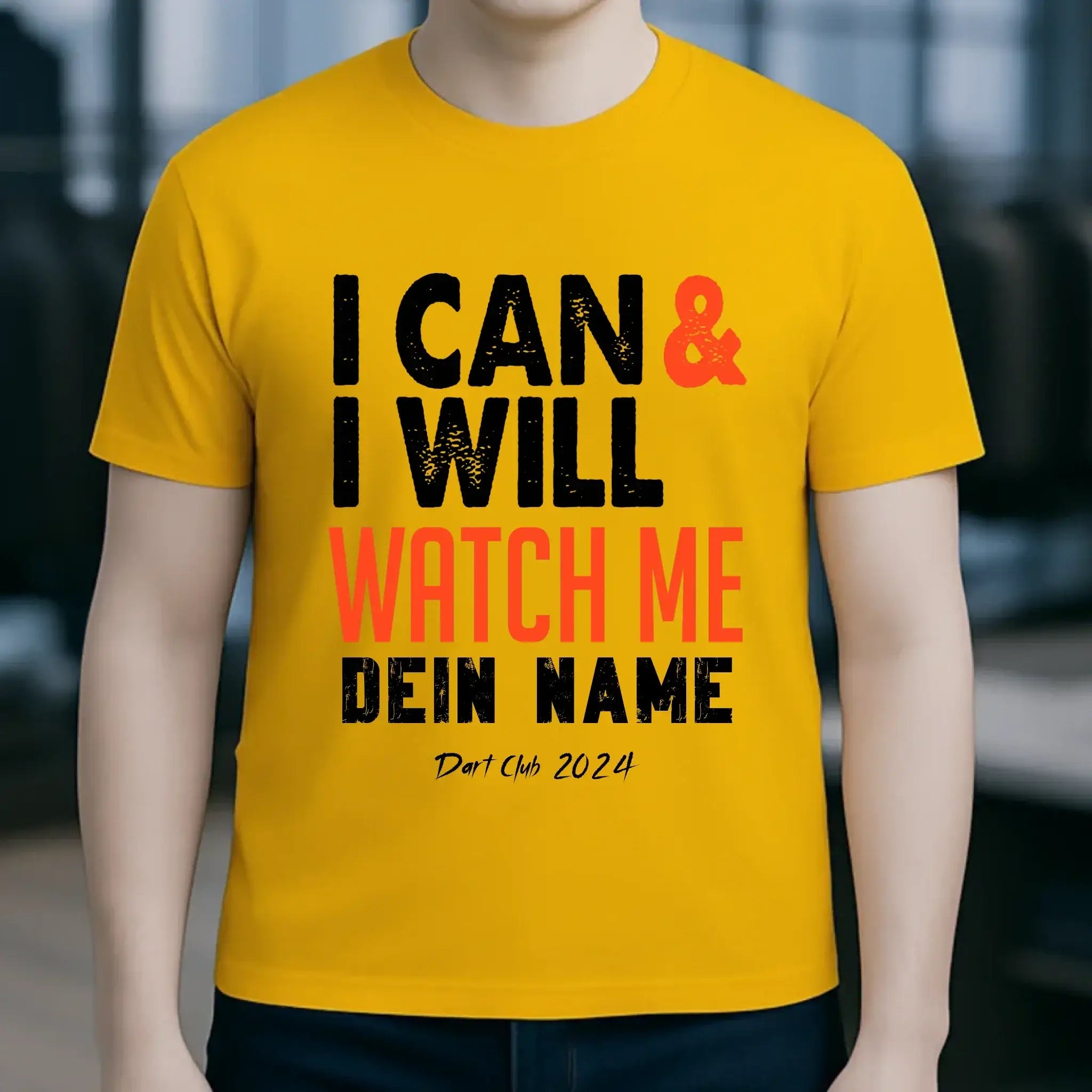 I CAN & I WILL • Unisex Premium T-Shirt XS-5XL aus Bio-Baumwolle für Damen & Herren • Exklusivdesign • personalisiert