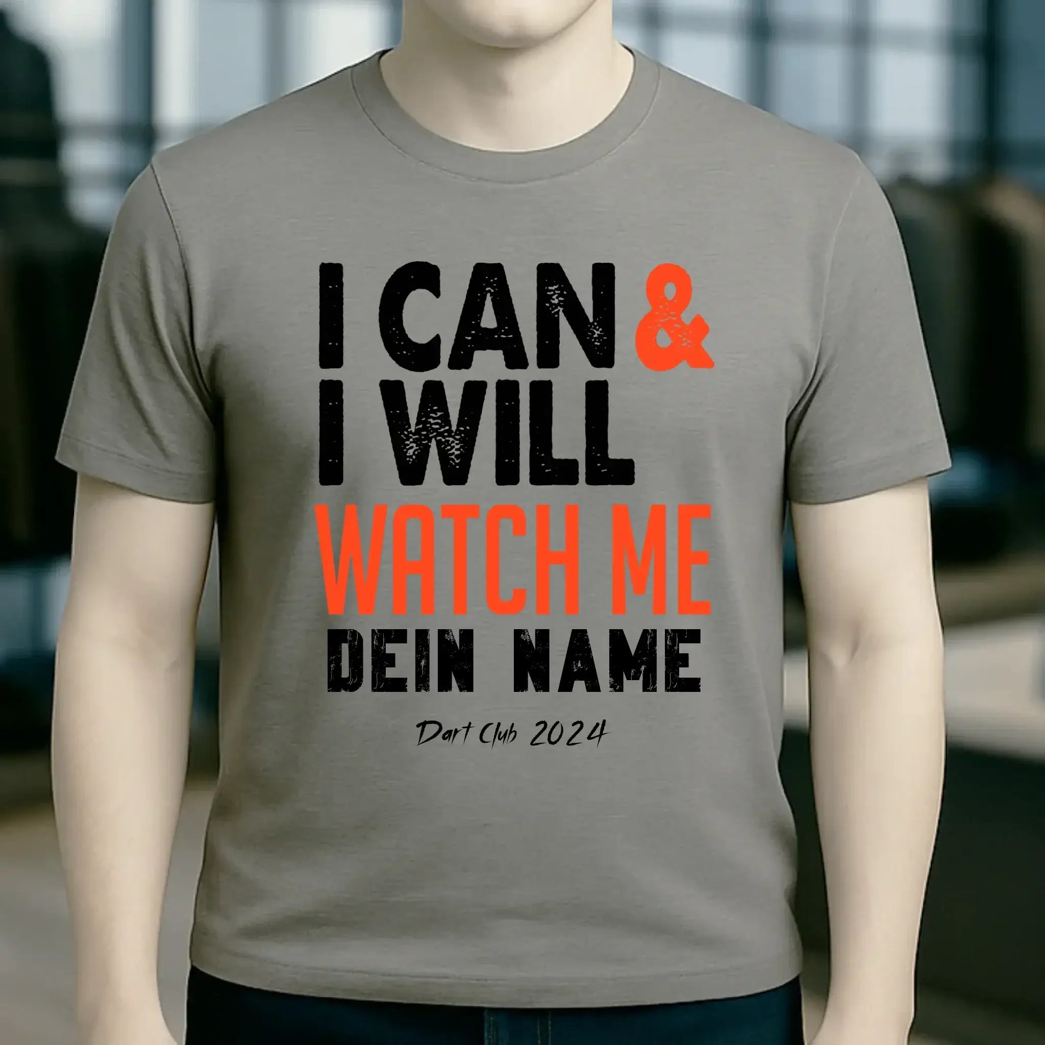 I CAN & I WILL • Unisex Premium T-Shirt XS-5XL aus Bio-Baumwolle für Damen & Herren • Exklusivdesign • personalisiert