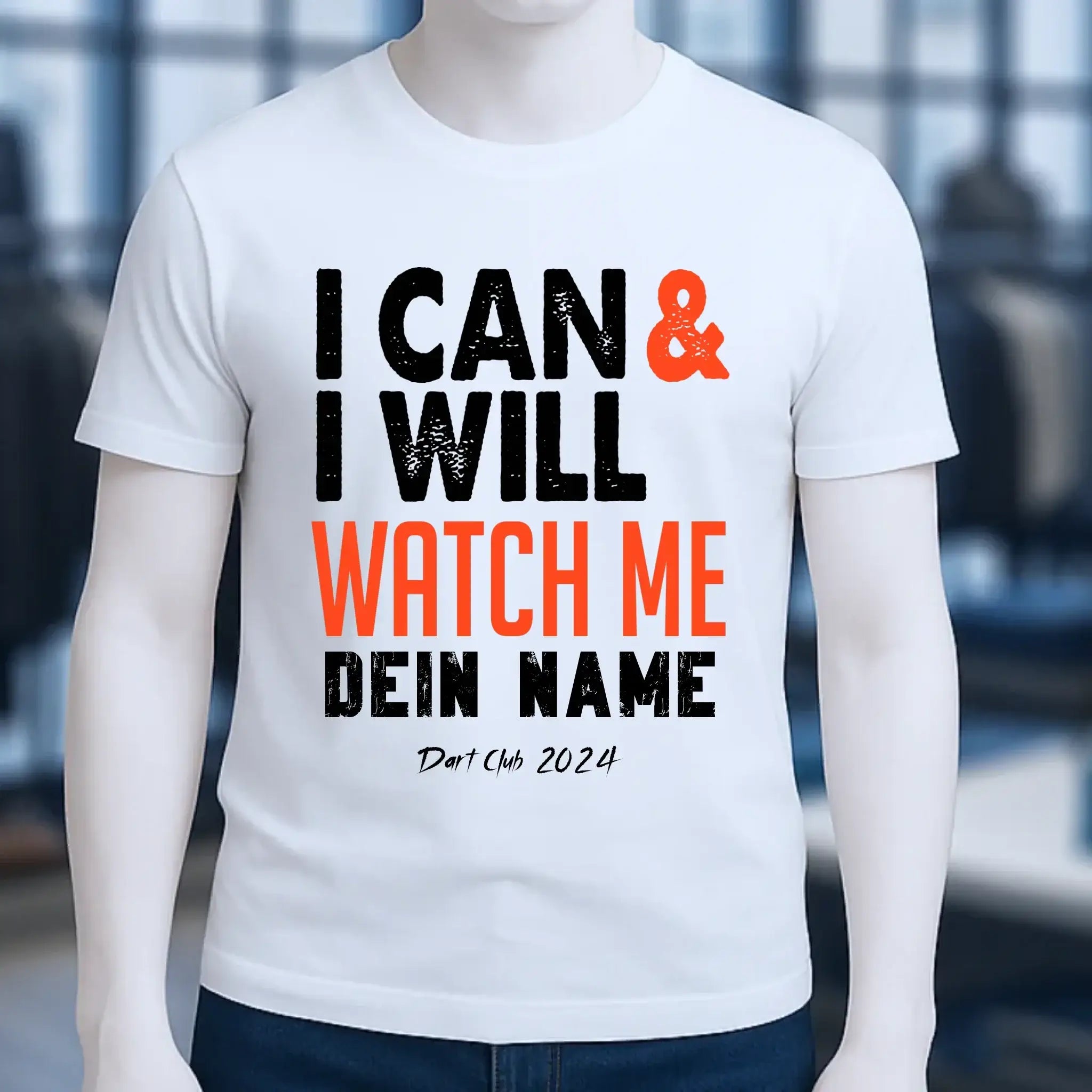 I CAN & I WILL • Unisex Premium T-Shirt XS-5XL aus Bio-Baumwolle für Damen & Herren • Exklusivdesign • personalisiert