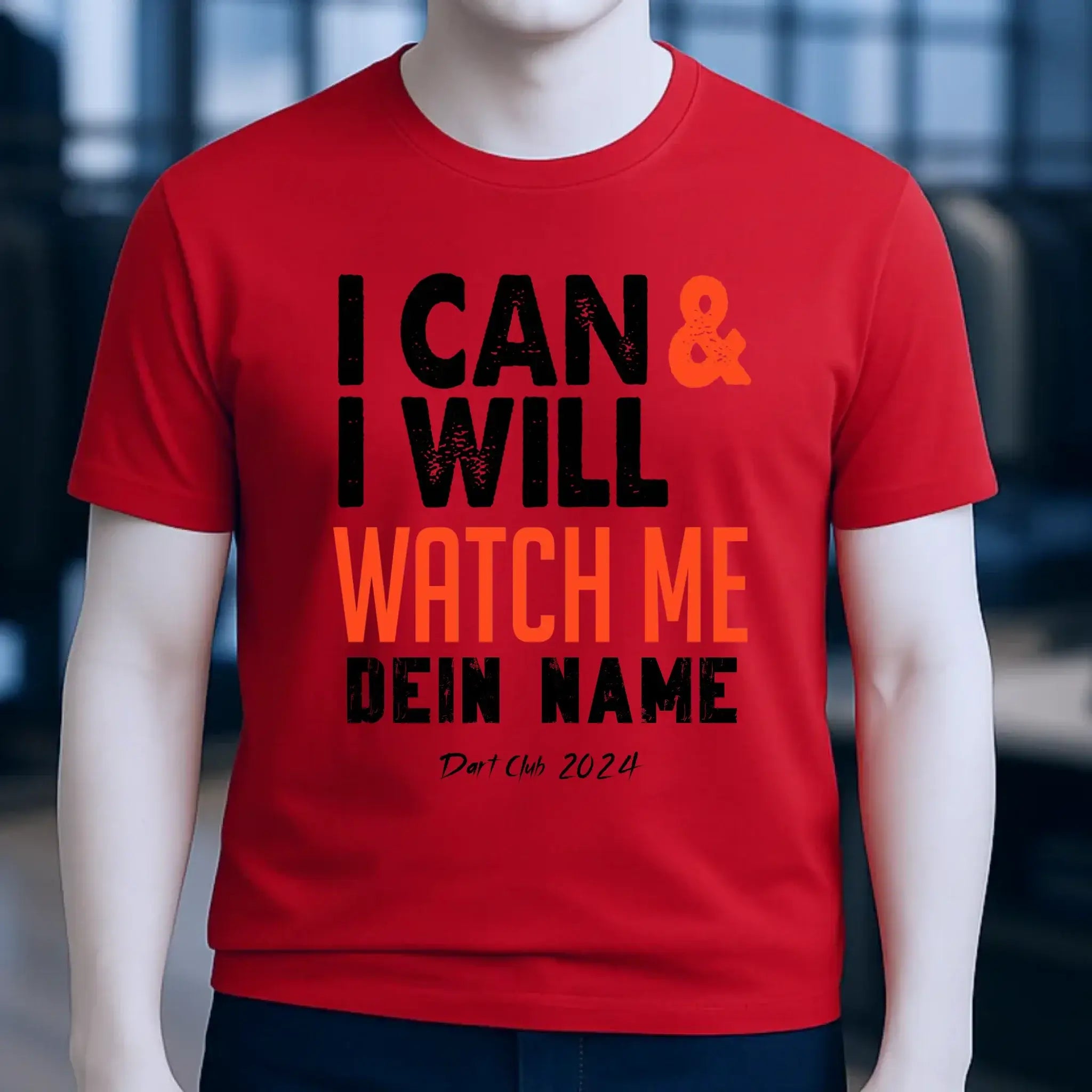 I CAN & I WILL • Unisex Premium T-Shirt XS-5XL aus Bio-Baumwolle für Damen & Herren • Exklusivdesign • personalisiert
