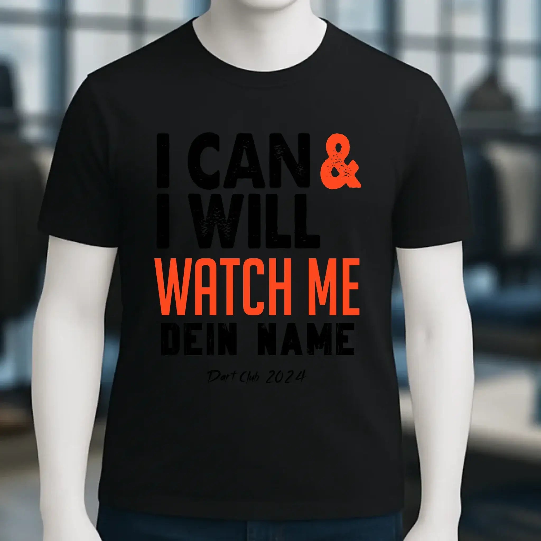 I CAN & I WILL • Unisex Premium T-Shirt XS-5XL aus Bio-Baumwolle für Damen & Herren • Exklusivdesign • personalisiert