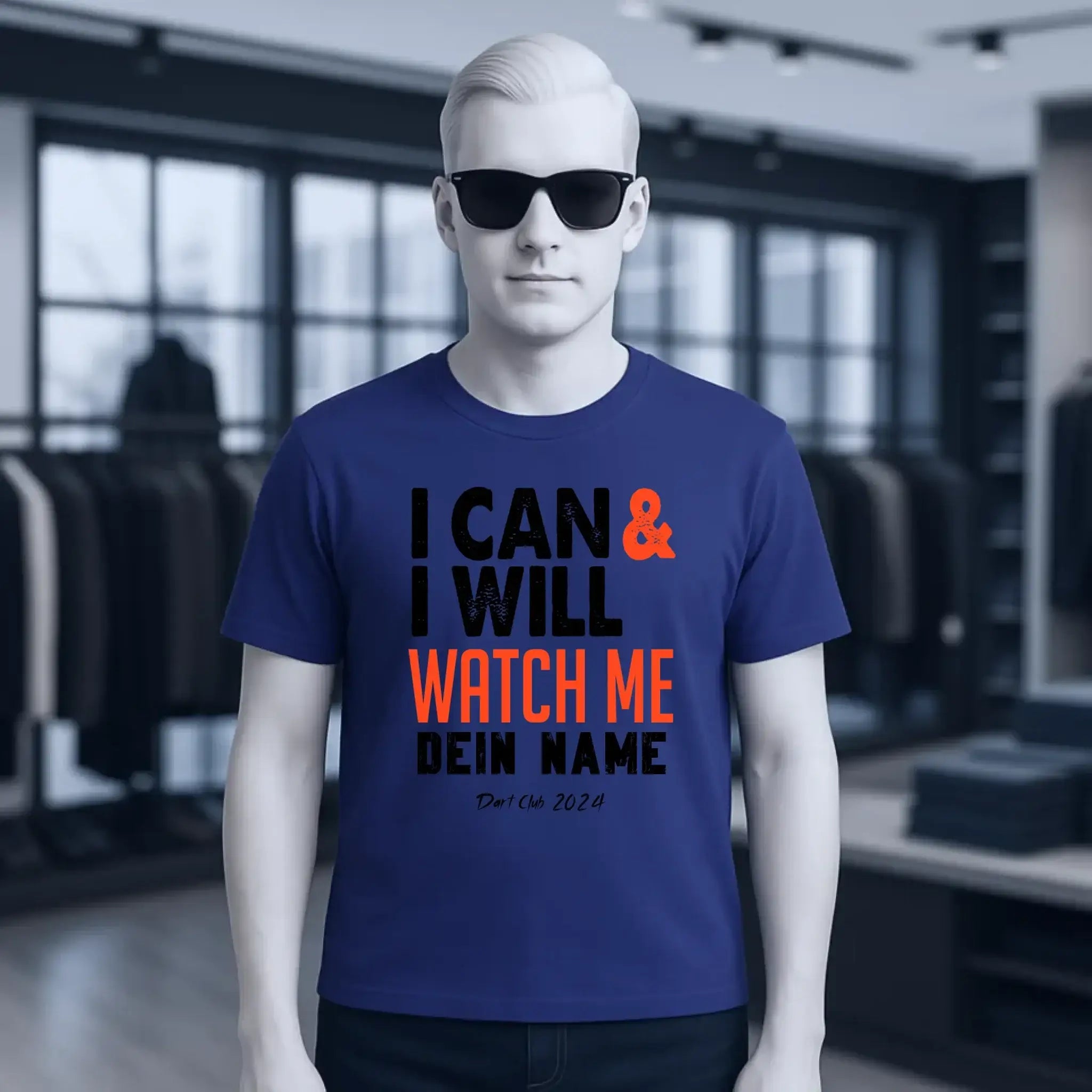 I CAN & I WILL • Unisex Premium T-Shirt XS-5XL aus Bio-Baumwolle für Damen & Herren • Exklusivdesign • personalisiert
