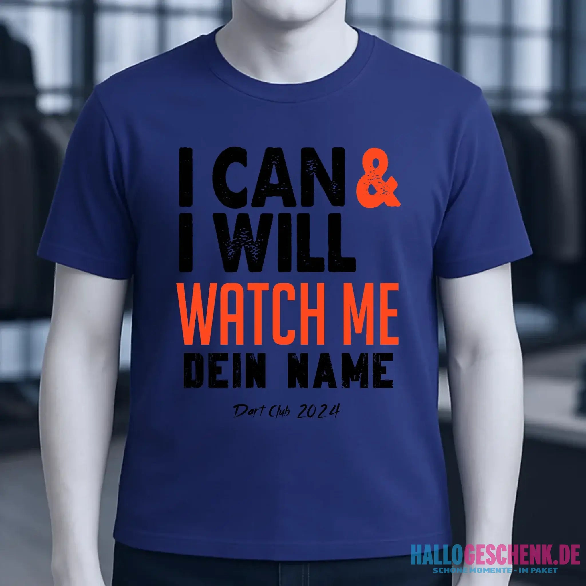 I CAN & I WILL • Unisex Premium T-Shirt XS-5XL aus Bio-Baumwolle für Damen & Herren • Exklusivdesign • personalisiert