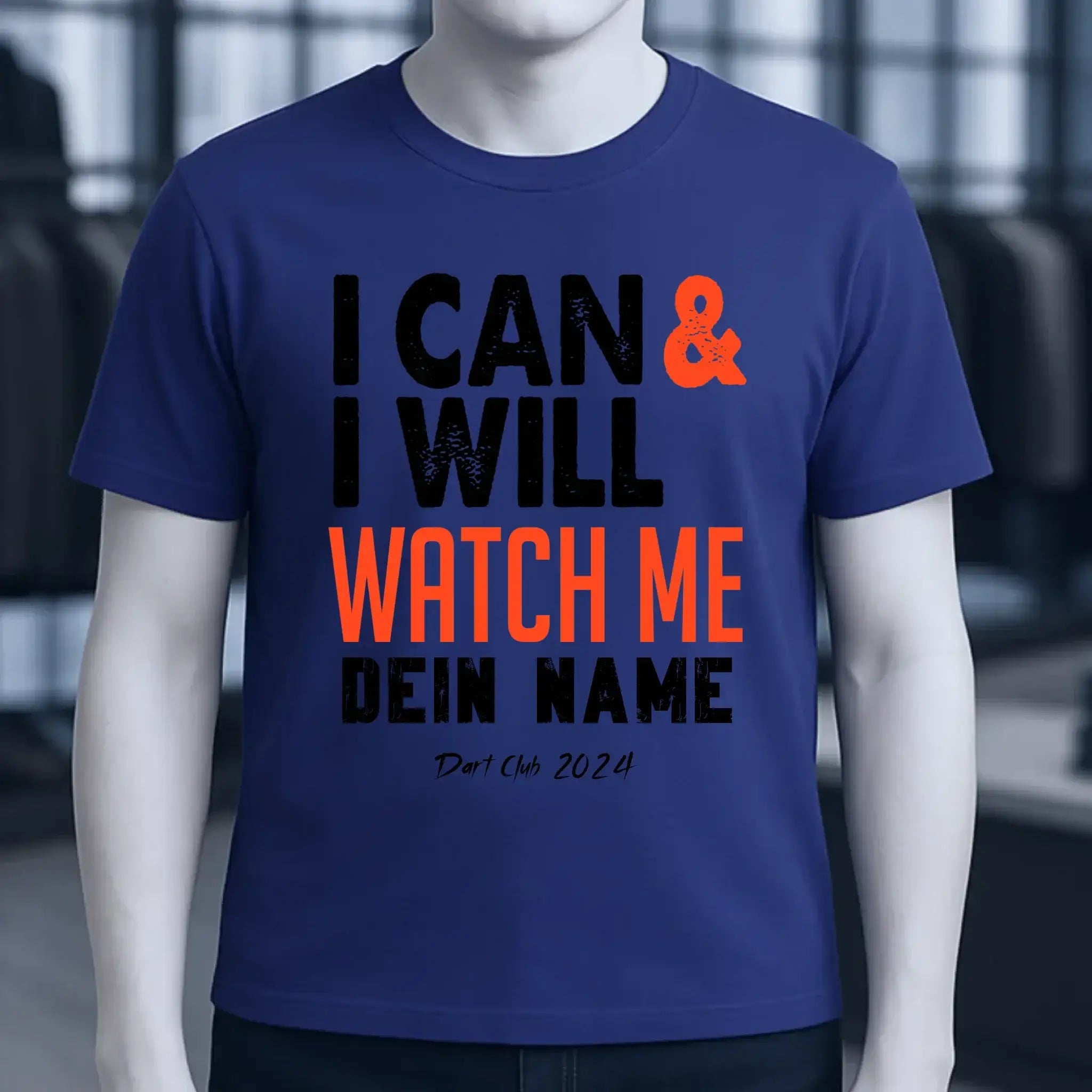 I CAN & I WILL • Unisex Premium T-Shirt XS-5XL aus Bio-Baumwolle für Damen & Herren • Exklusivdesign • personalisiert