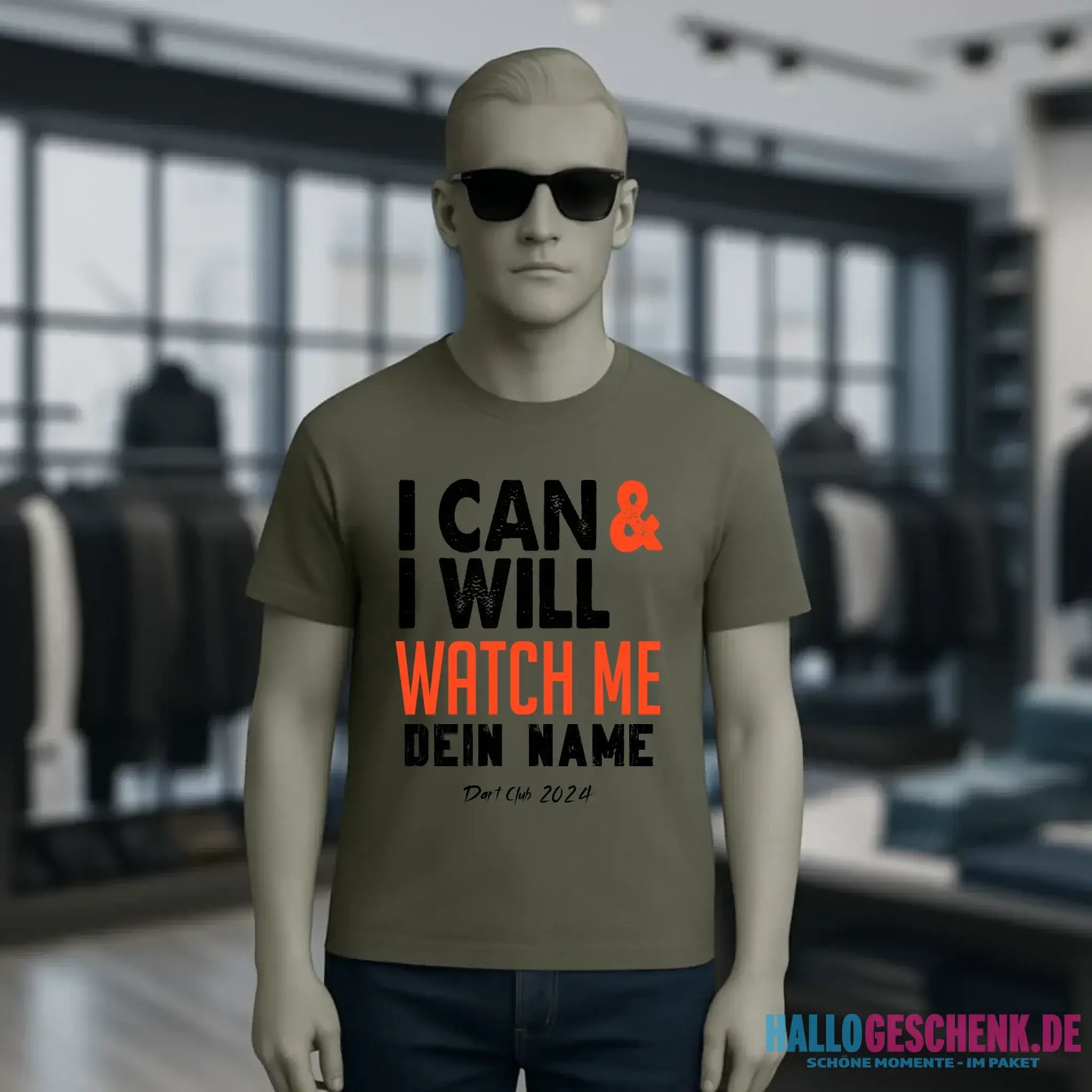I CAN & I WILL • Unisex Premium T-Shirt XS-5XL aus Bio-Baumwolle für Damen & Herren • Exklusivdesign • personalisiert