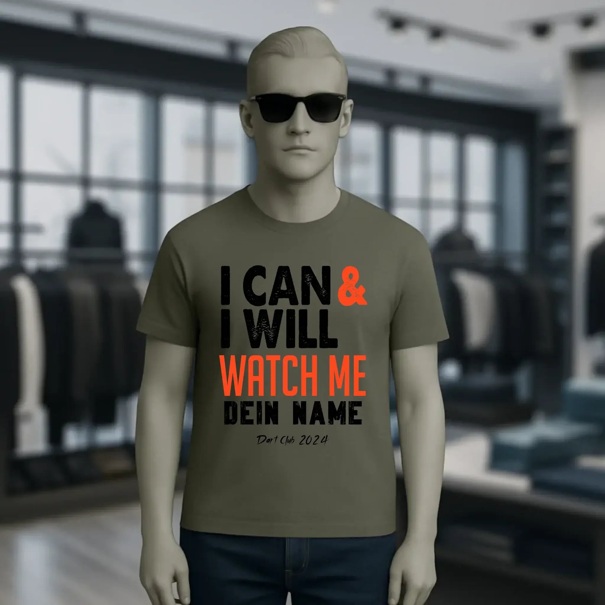 I CAN & I WILL • Unisex Premium T-Shirt XS-5XL aus Bio-Baumwolle für Damen & Herren • Exklusivdesign • personalisiert