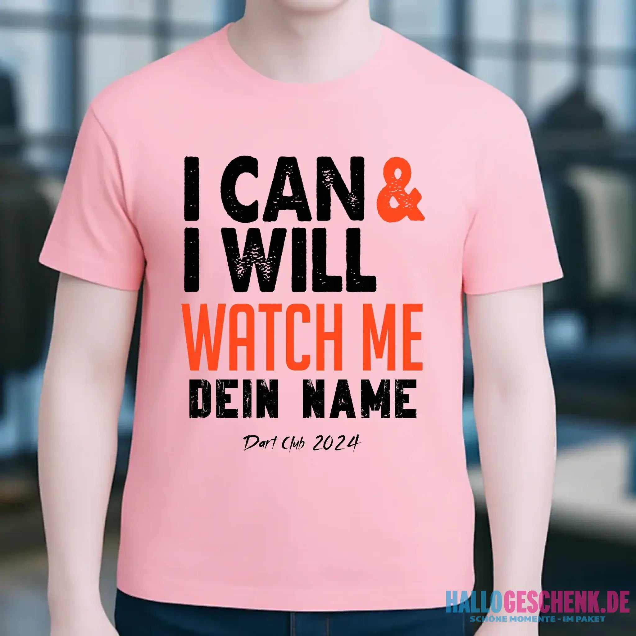 I CAN & I WILL • Unisex Premium T-Shirt XS-5XL aus Bio-Baumwolle für Damen & Herren • Exklusivdesign • personalisiert