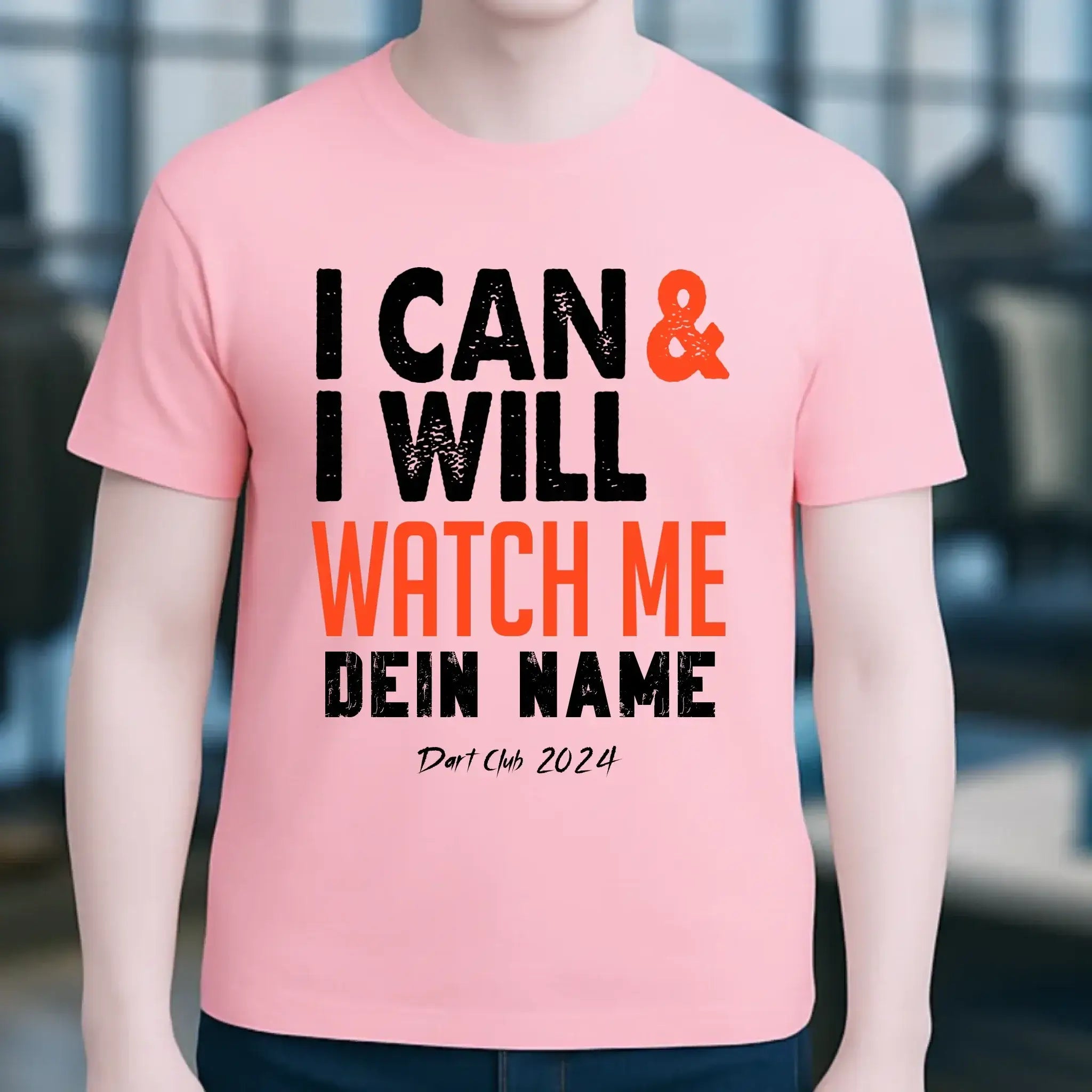I CAN & I WILL • Unisex Premium T-Shirt XS-5XL aus Bio-Baumwolle für Damen & Herren • Exklusivdesign • personalisiert