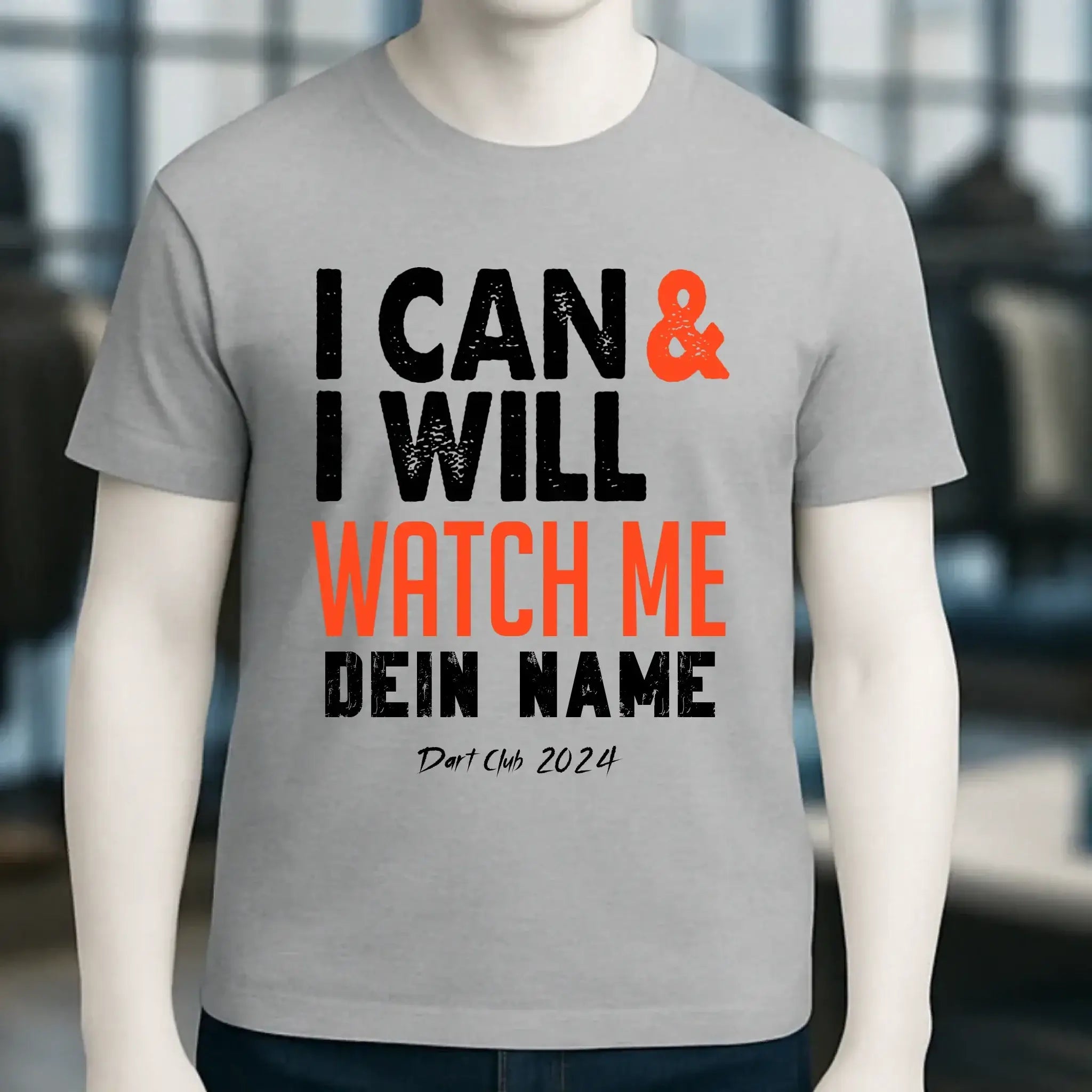 I CAN & I WILL • Unisex Premium T-Shirt XS-5XL aus Bio-Baumwolle für Damen & Herren • Exklusivdesign • personalisiert