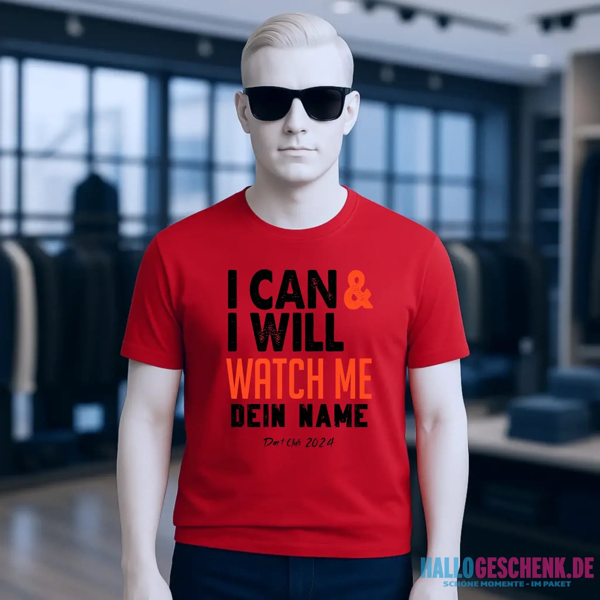 I CAN & I WILL • Unisex Premium T-Shirt XS-5XL aus Bio-Baumwolle für Damen & Herren • Exklusivdesign • personalisiert