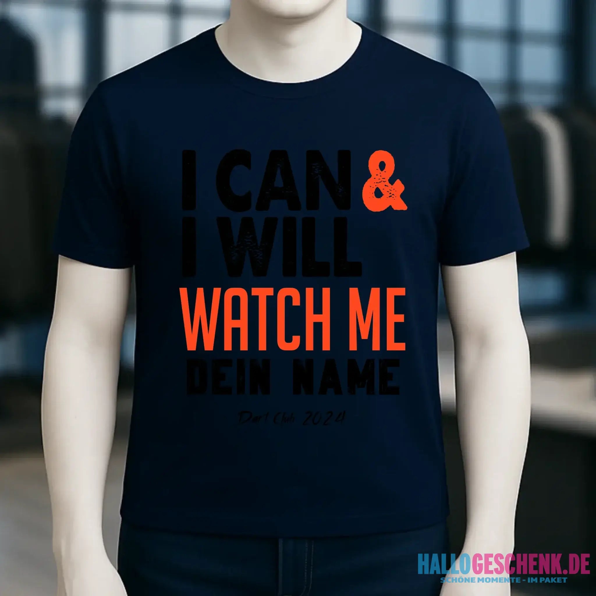 I CAN & I WILL • Unisex Premium T-Shirt XS-5XL aus Bio-Baumwolle für Damen & Herren • Exklusivdesign • personalisiert