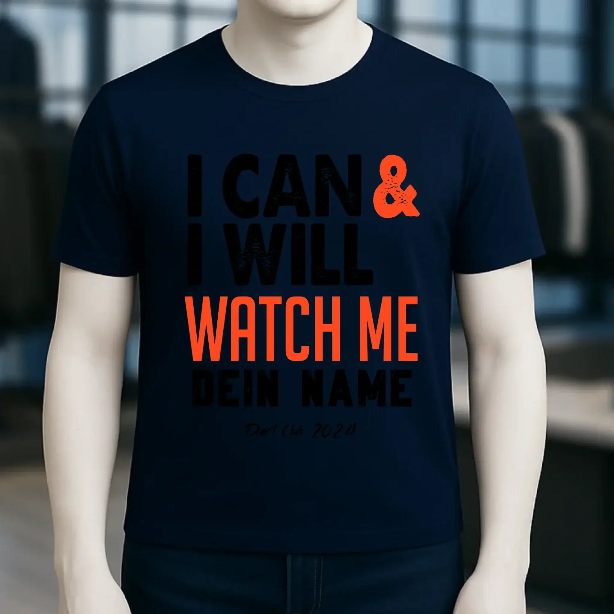 I CAN & I WILL • Unisex Premium T-Shirt XS-5XL aus Bio-Baumwolle für Damen & Herren • Exklusivdesign • personalisiert