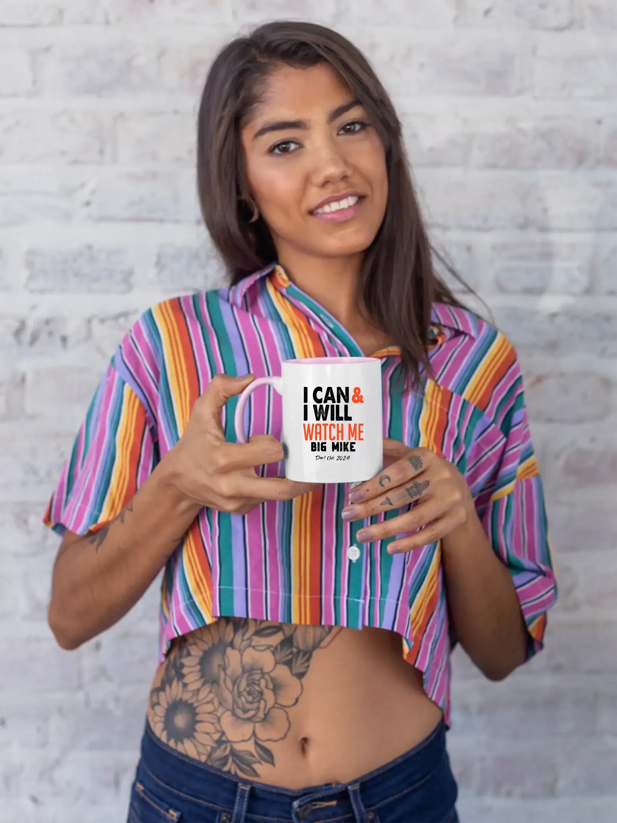 I CAN & I WILL • zweifarbige Tasse • Exklusivdesign • personalisiert