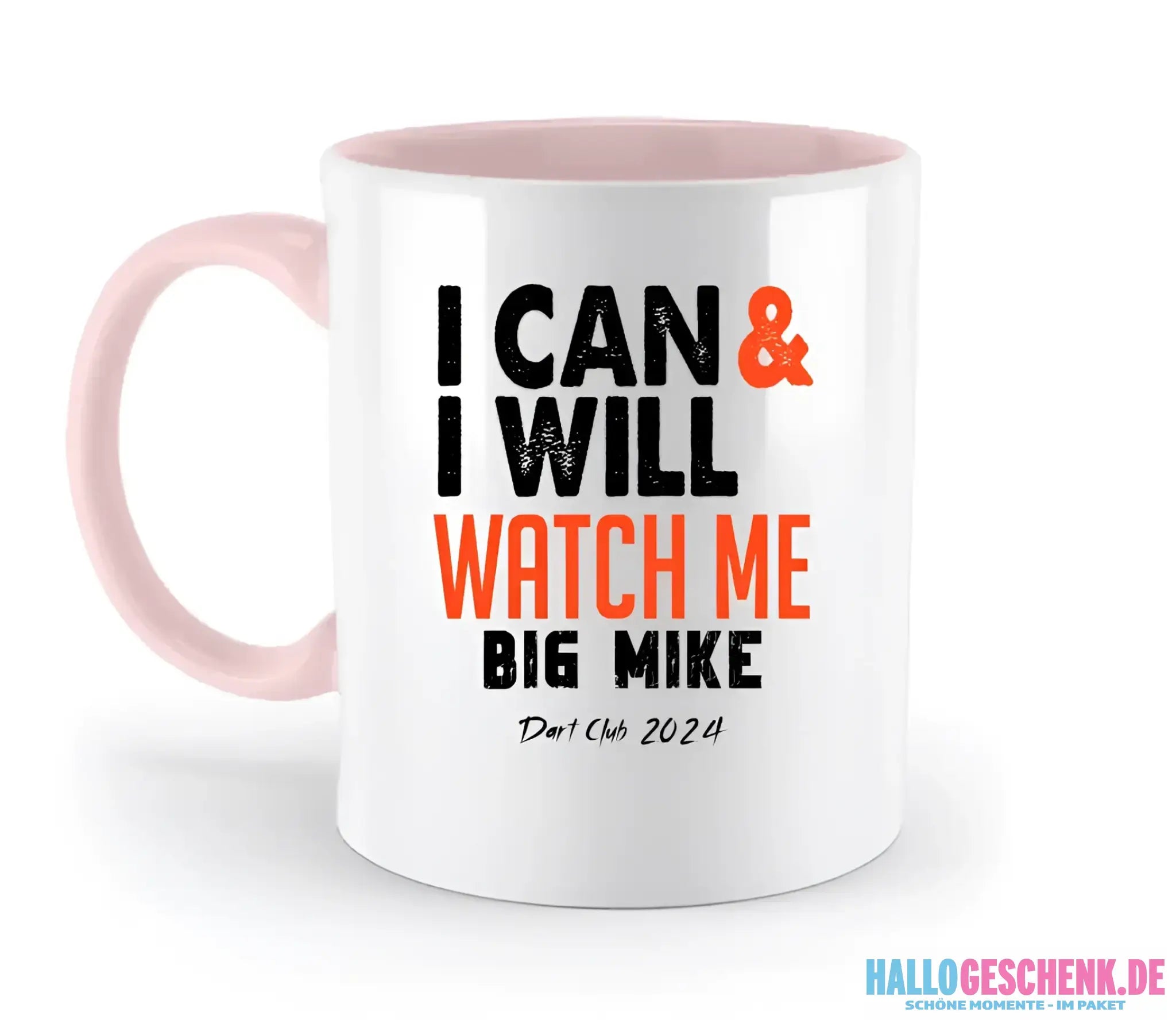 I CAN & I WILL • zweifarbige Tasse • Exklusivdesign • personalisiert