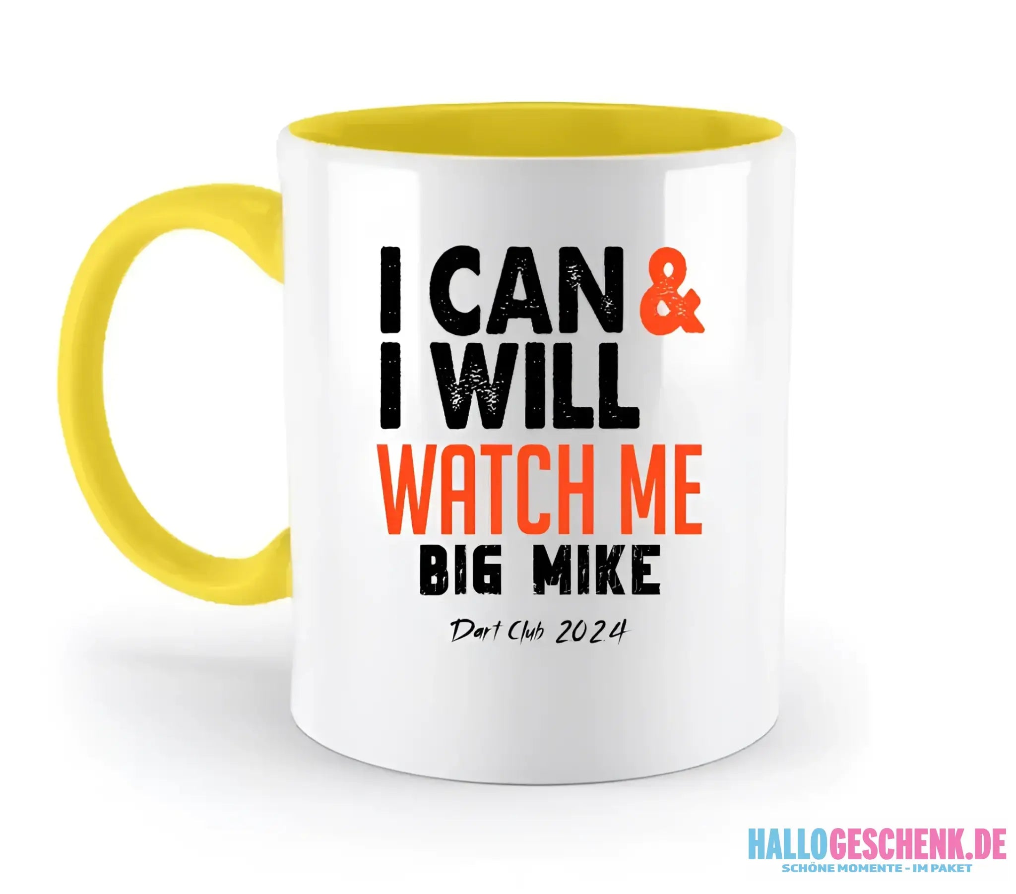 I CAN & I WILL • zweifarbige Tasse • Exklusivdesign • personalisiert
