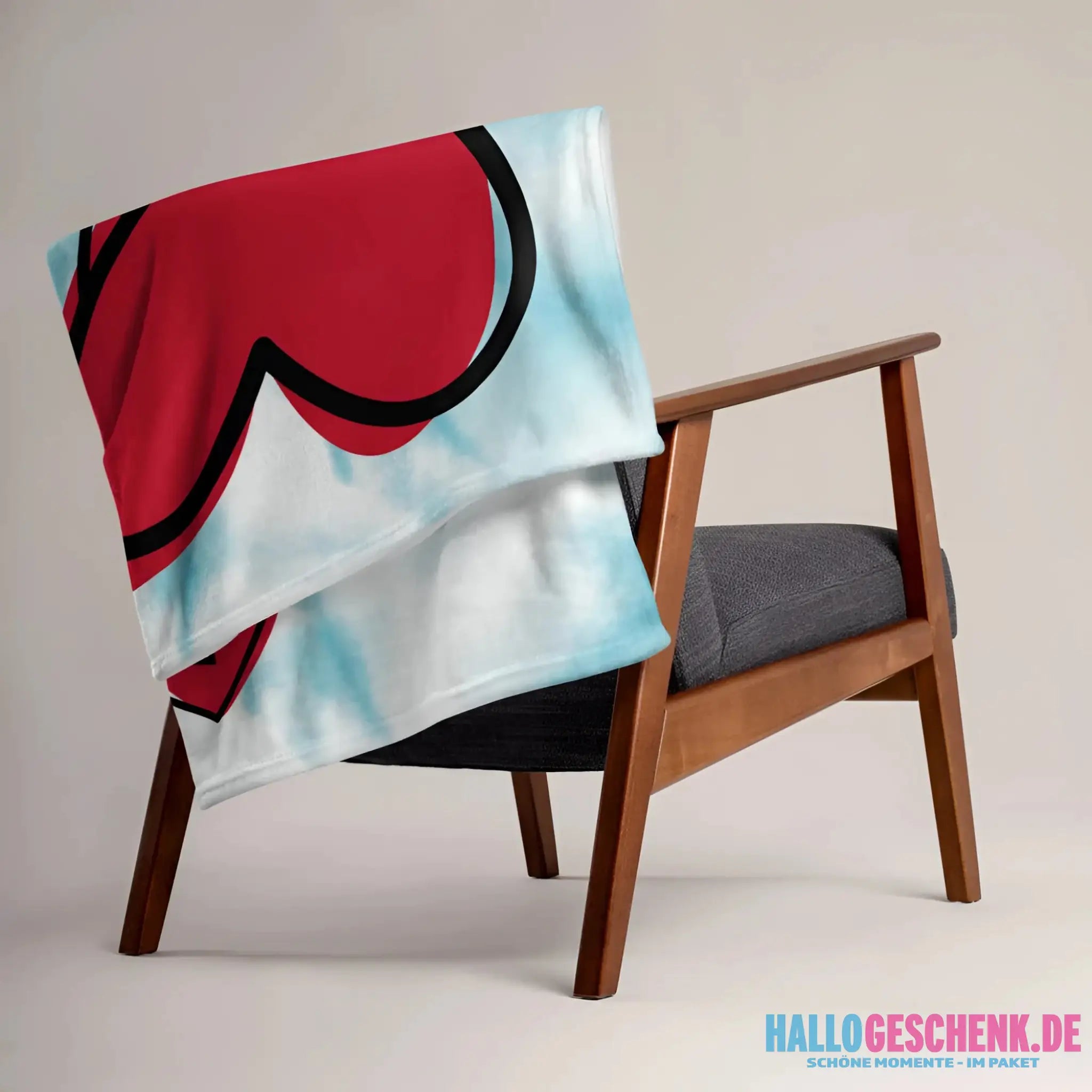 I love you! • Kuscheldecke / Tagesdecke - Kuscheldecken