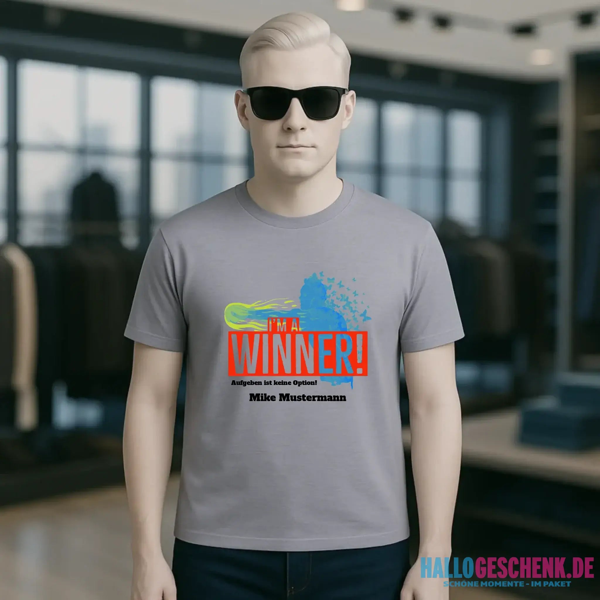 I´M A WINNER • Unisex Premium T-Shirt XS-5XL aus Bio-Baumwolle für Damen & Herren • Exklusivdesign • personalisiert