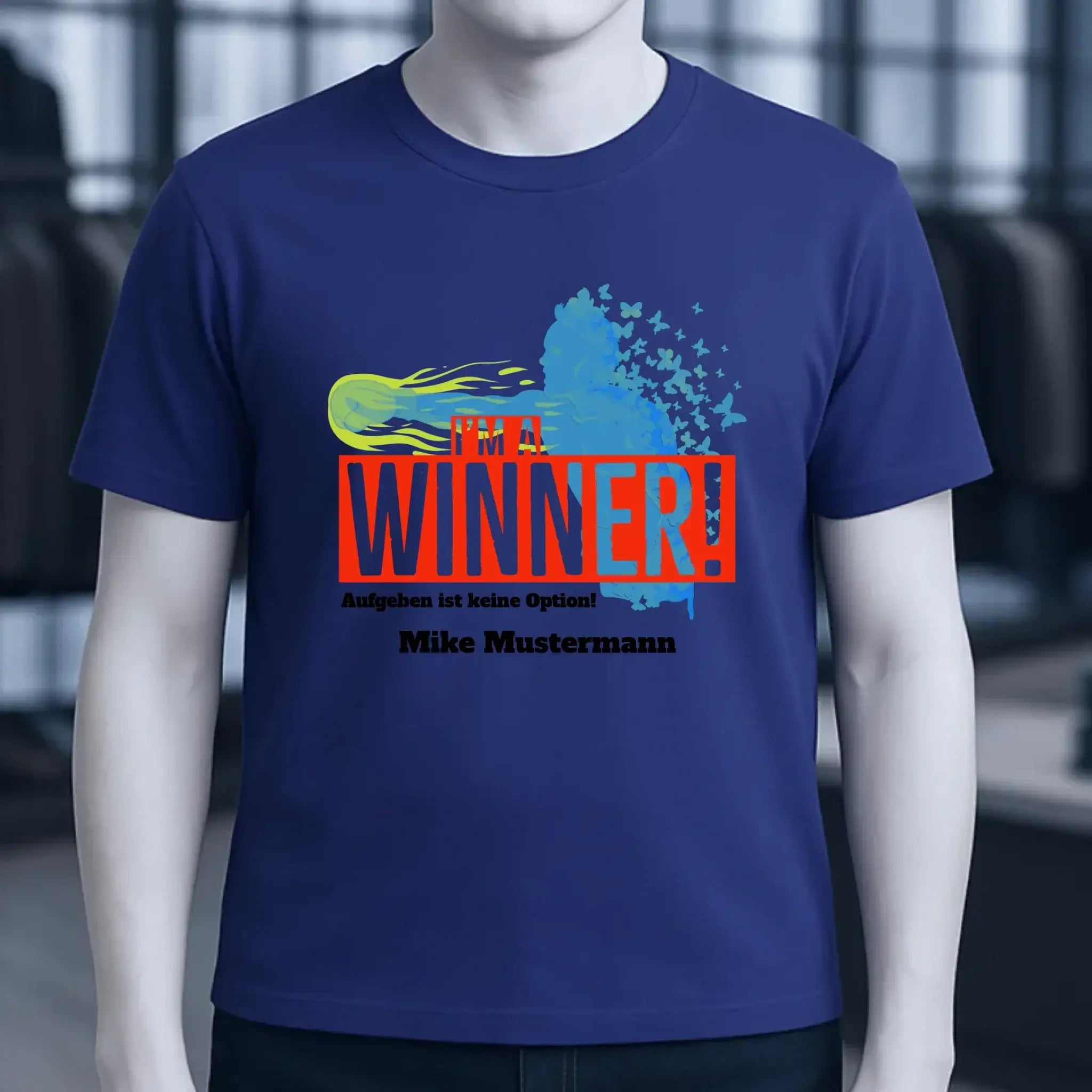 I´M A WINNER • Unisex Premium T-Shirt XS-5XL aus Bio-Baumwolle für Damen & Herren • Exklusivdesign • personalisiert