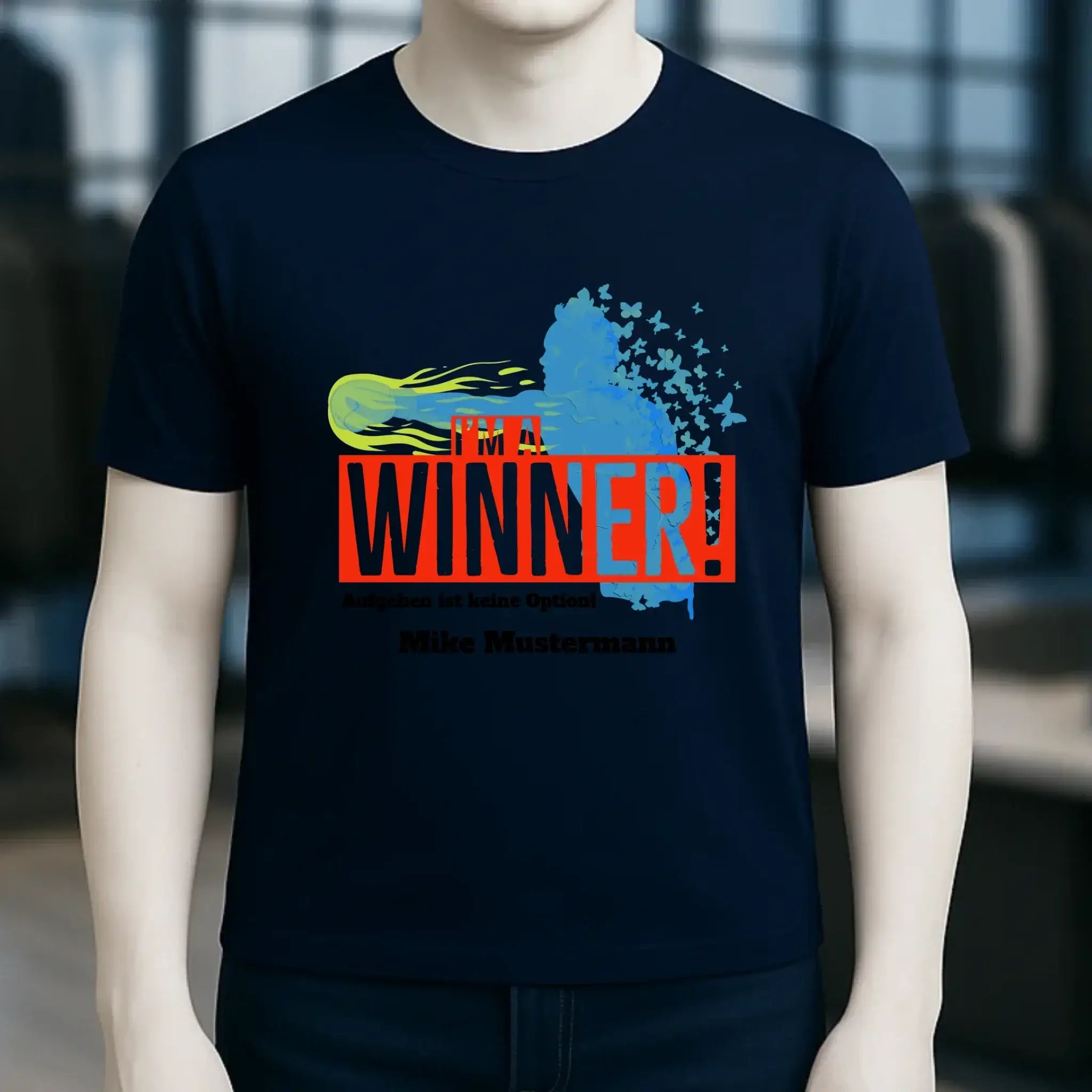 I´M A WINNER • Unisex Premium T-Shirt XS-5XL aus Bio-Baumwolle für Damen & Herren • Exklusivdesign • personalisiert