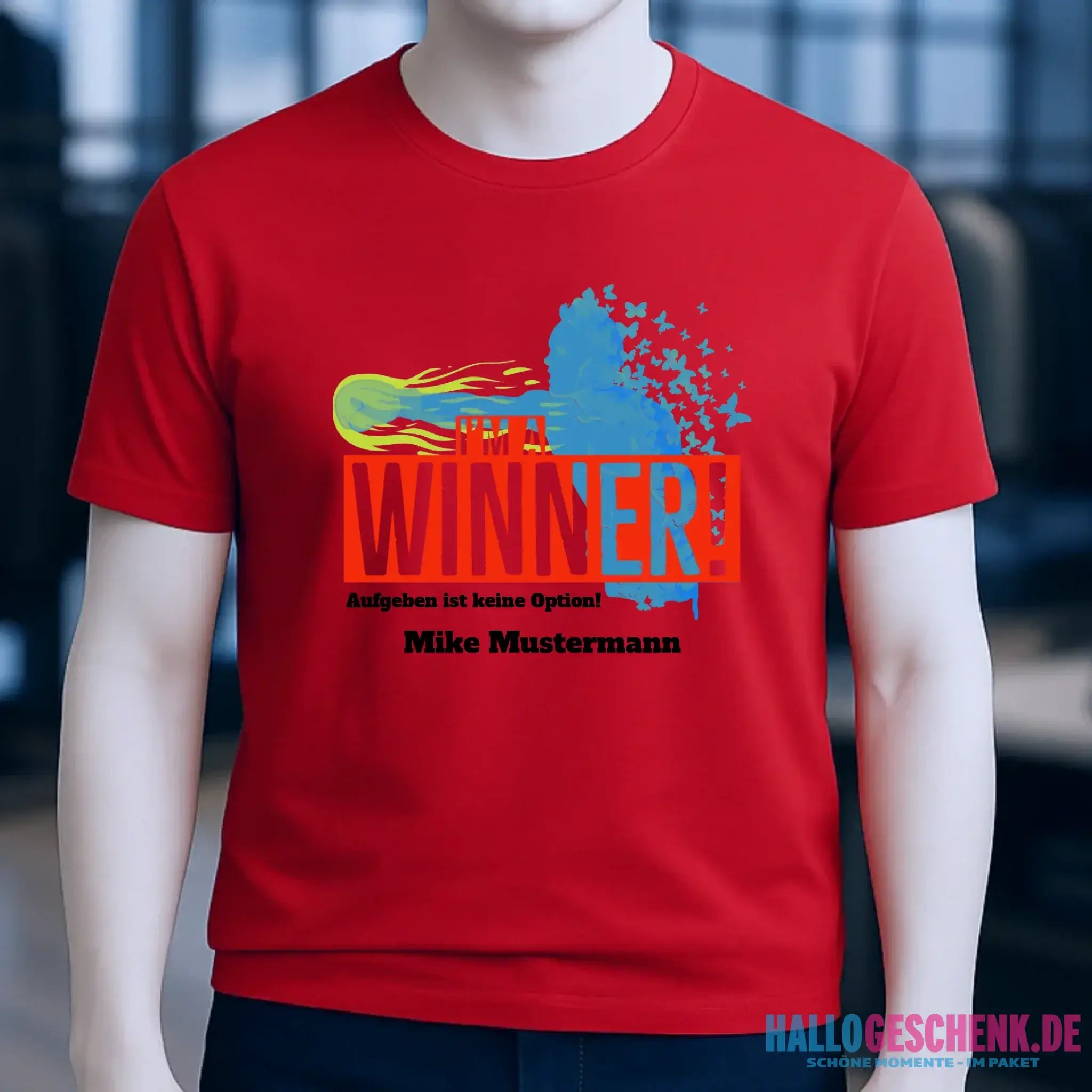 I´M A WINNER • Unisex Premium T-Shirt XS-5XL aus Bio-Baumwolle für Damen & Herren • Exklusivdesign • personalisiert