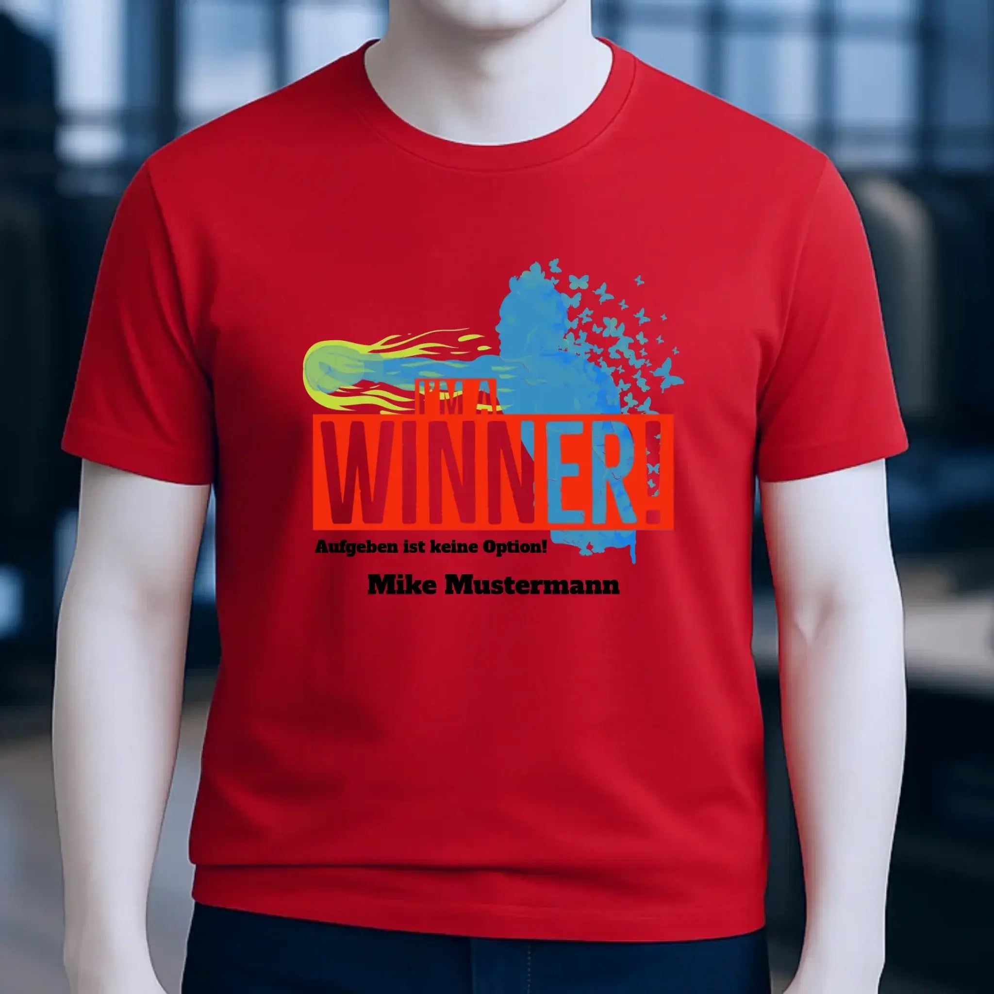 I´M A WINNER • Unisex Premium T-Shirt XS-5XL aus Bio-Baumwolle für Damen & Herren • Exklusivdesign • personalisiert