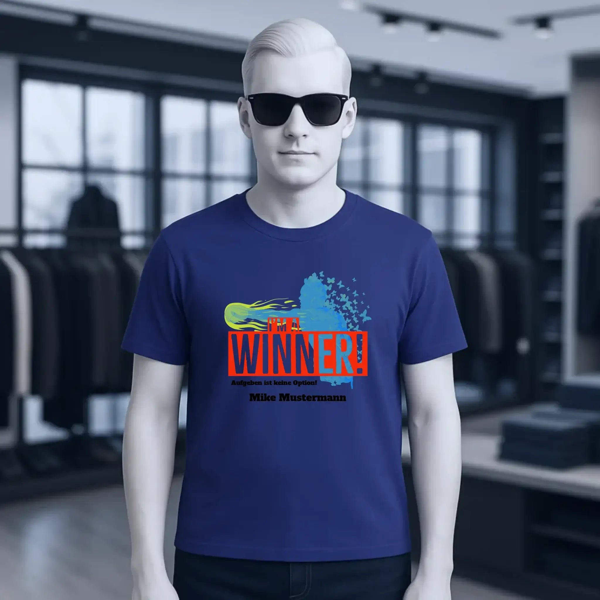 I´M A WINNER • Unisex Premium T-Shirt XS-5XL aus Bio-Baumwolle für Damen & Herren • Exklusivdesign • personalisiert