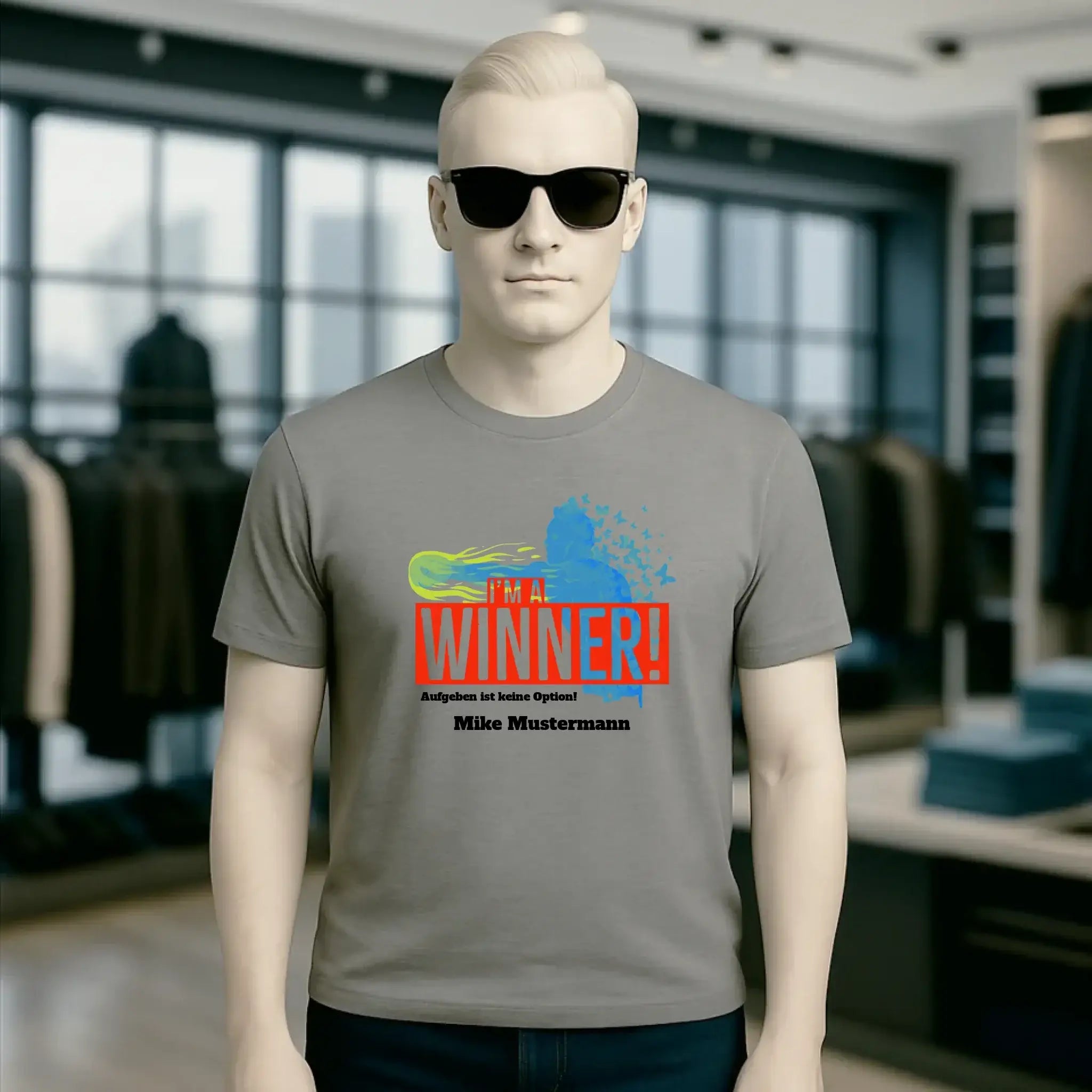 I´M A WINNER • Unisex Premium T-Shirt XS-5XL aus Bio-Baumwolle für Damen & Herren • Exklusivdesign • personalisiert