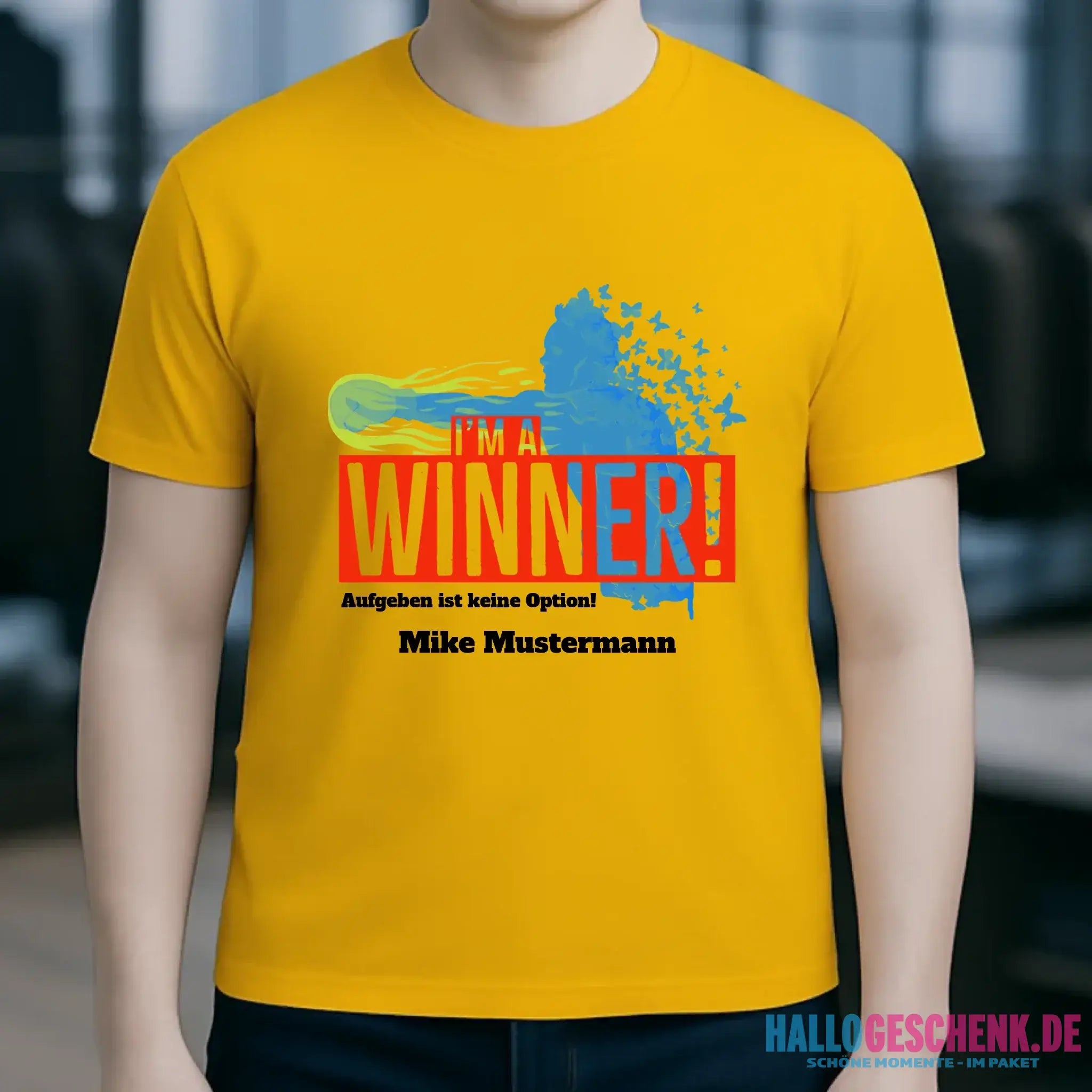 I´M A WINNER • Unisex Premium T-Shirt XS-5XL aus Bio-Baumwolle für Damen & Herren • Exklusivdesign • personalisiert