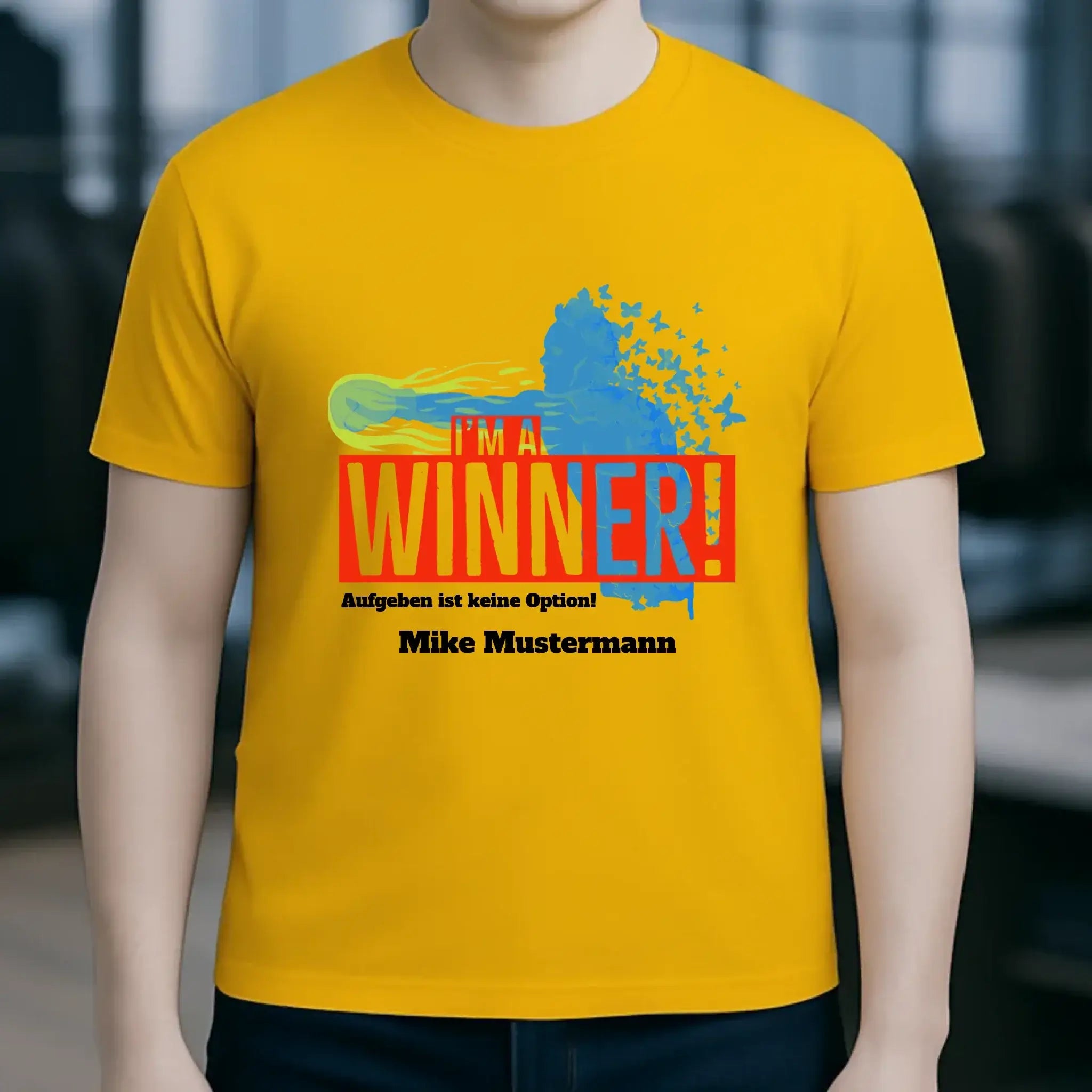 I´M A WINNER • Unisex Premium T-Shirt XS-5XL aus Bio-Baumwolle für Damen & Herren • Exklusivdesign • personalisiert