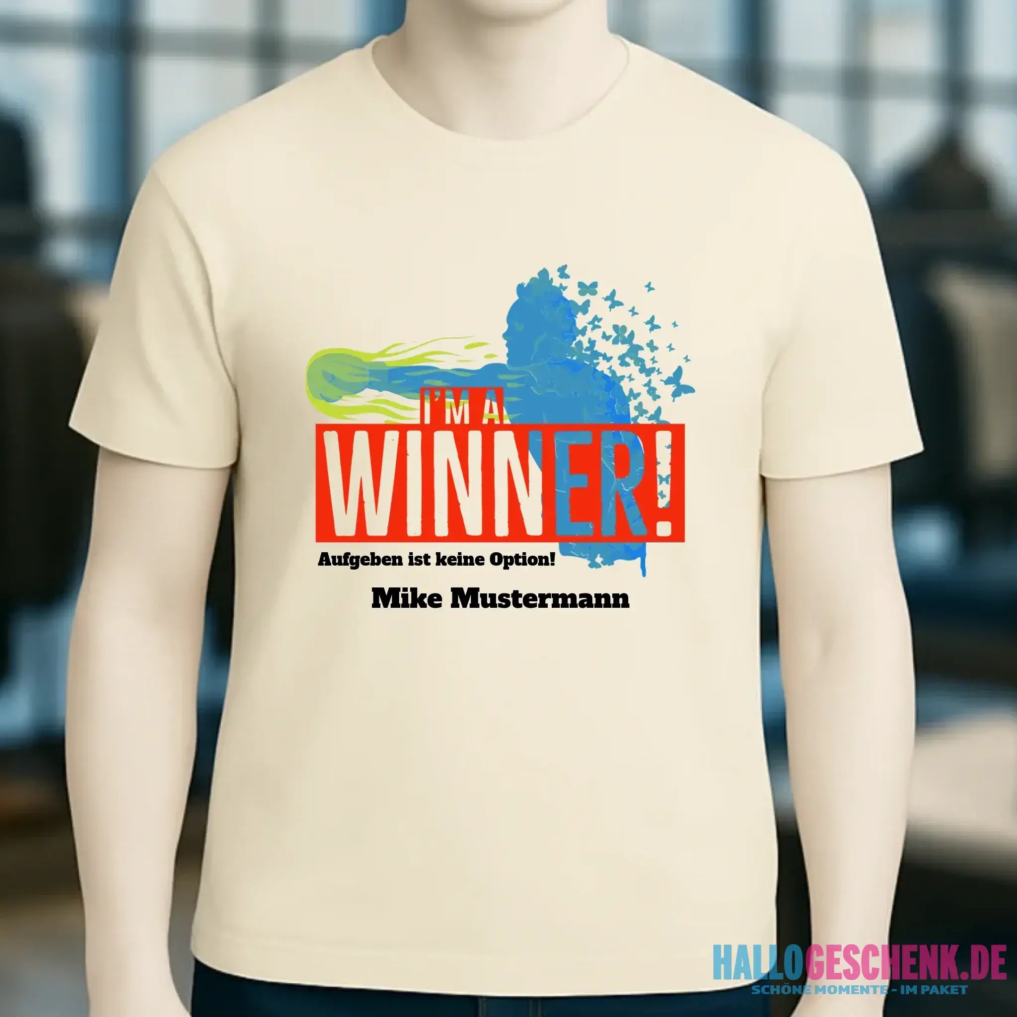 I´M A WINNER • Unisex Premium T-Shirt XS-5XL aus Bio-Baumwolle für Damen & Herren • Exklusivdesign • personalisiert