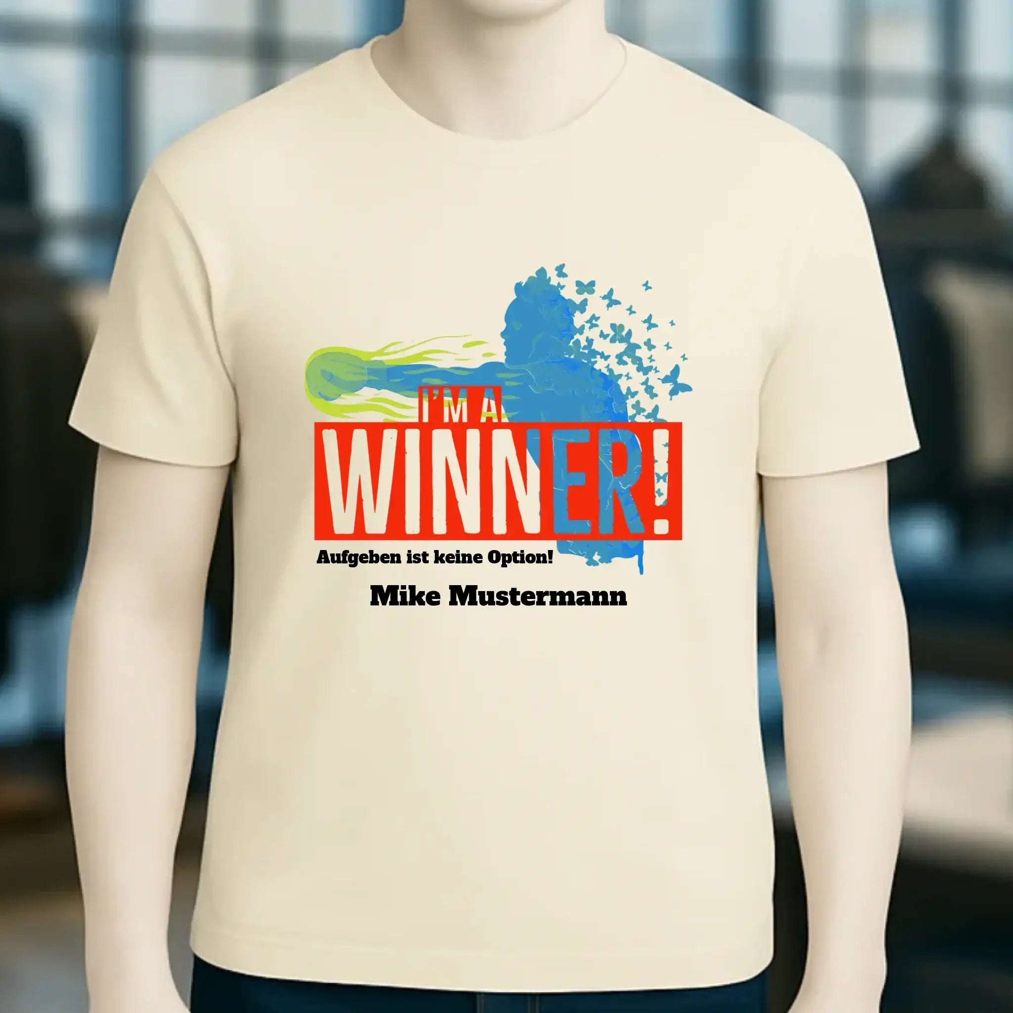 I´M A WINNER • Unisex Premium T-Shirt XS-5XL aus Bio-Baumwolle für Damen & Herren • Exklusivdesign • personalisiert