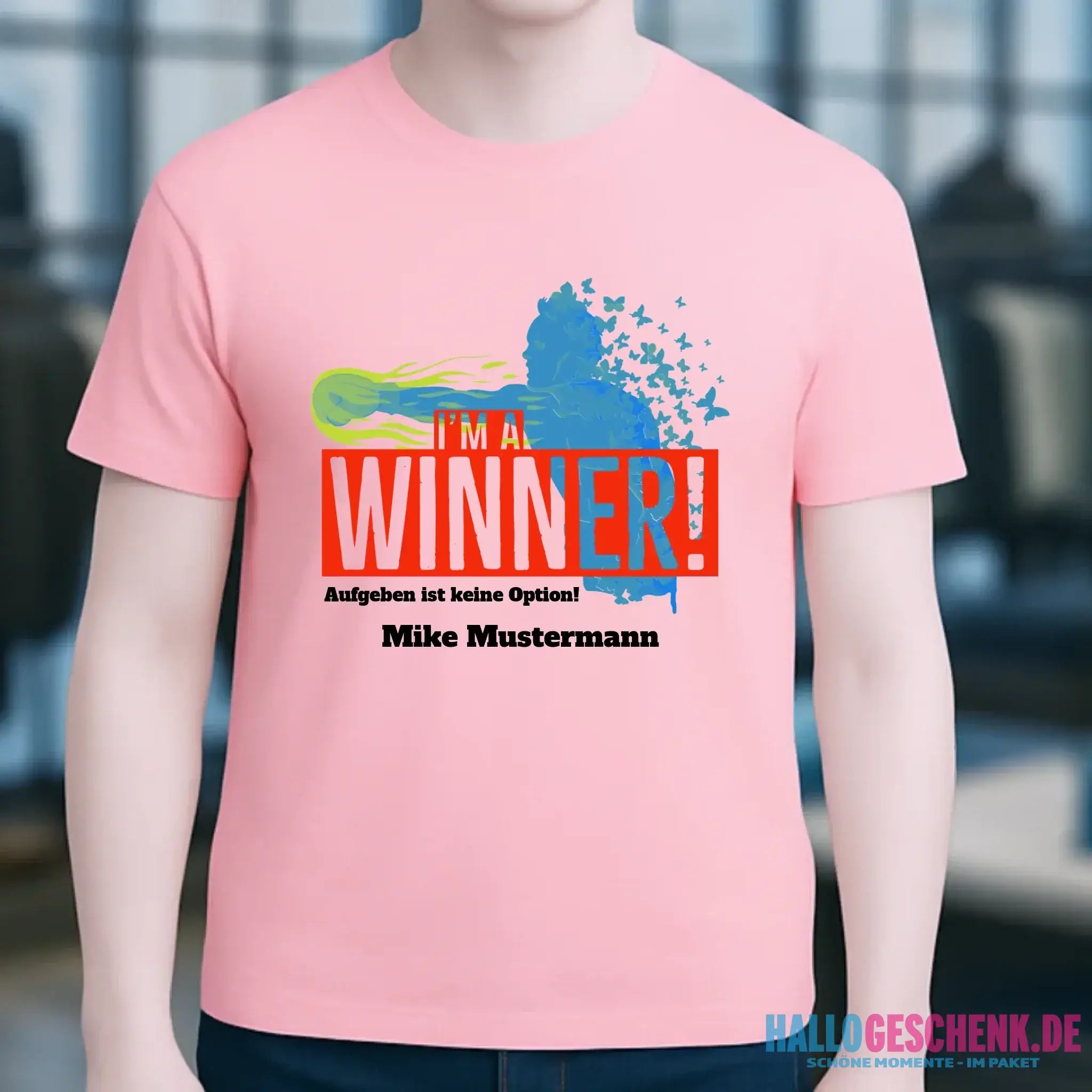I´M A WINNER • Unisex Premium T-Shirt XS-5XL aus Bio-Baumwolle für Damen & Herren • Exklusivdesign • personalisiert