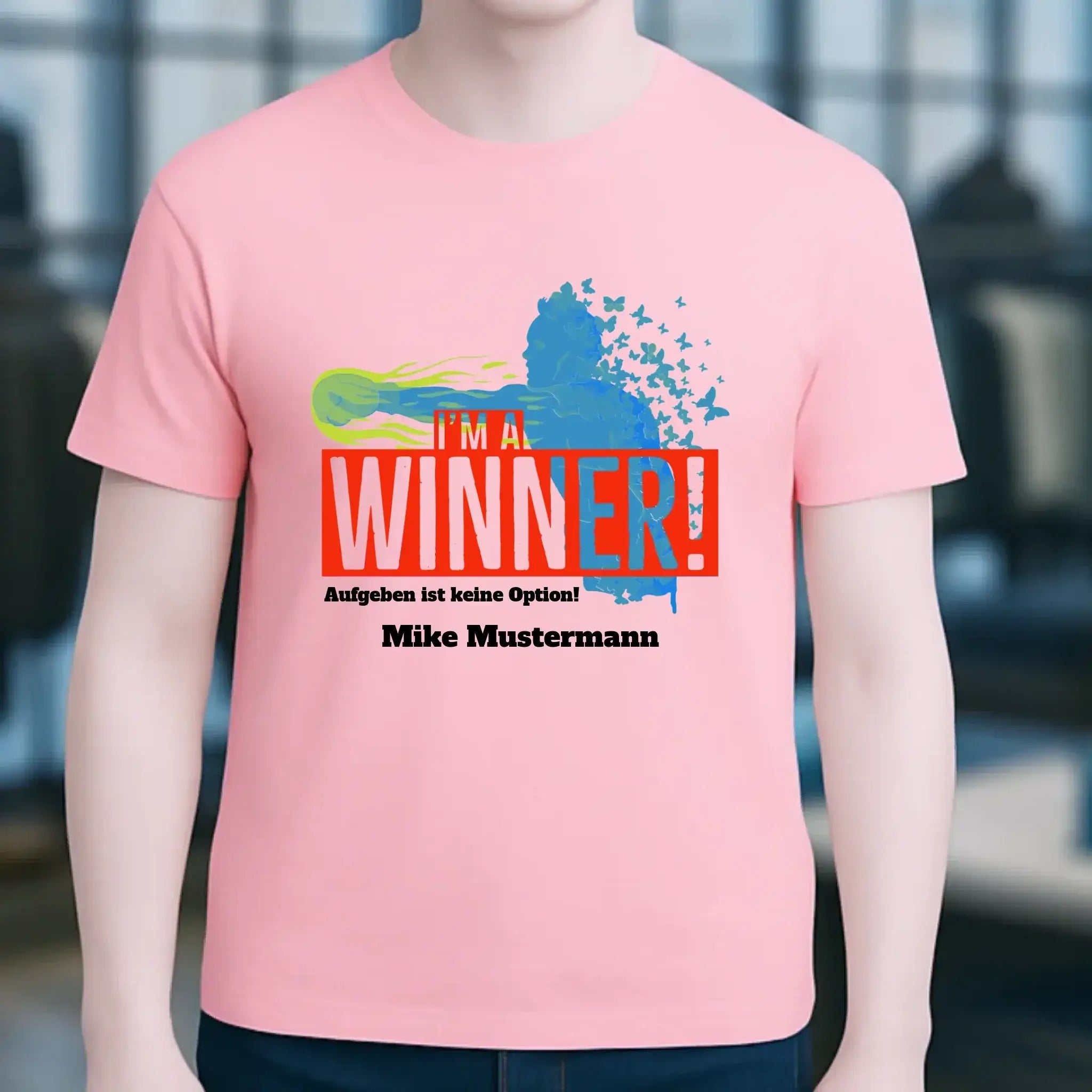 I´M A WINNER • Unisex Premium T-Shirt XS-5XL aus Bio-Baumwolle für Damen & Herren • Exklusivdesign • personalisiert