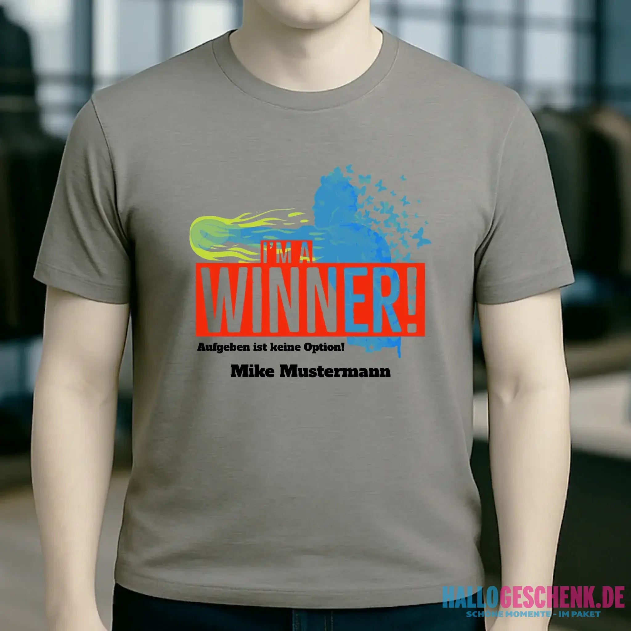 I´M A WINNER • Unisex Premium T-Shirt XS-5XL aus Bio-Baumwolle für Damen & Herren • Exklusivdesign • personalisiert