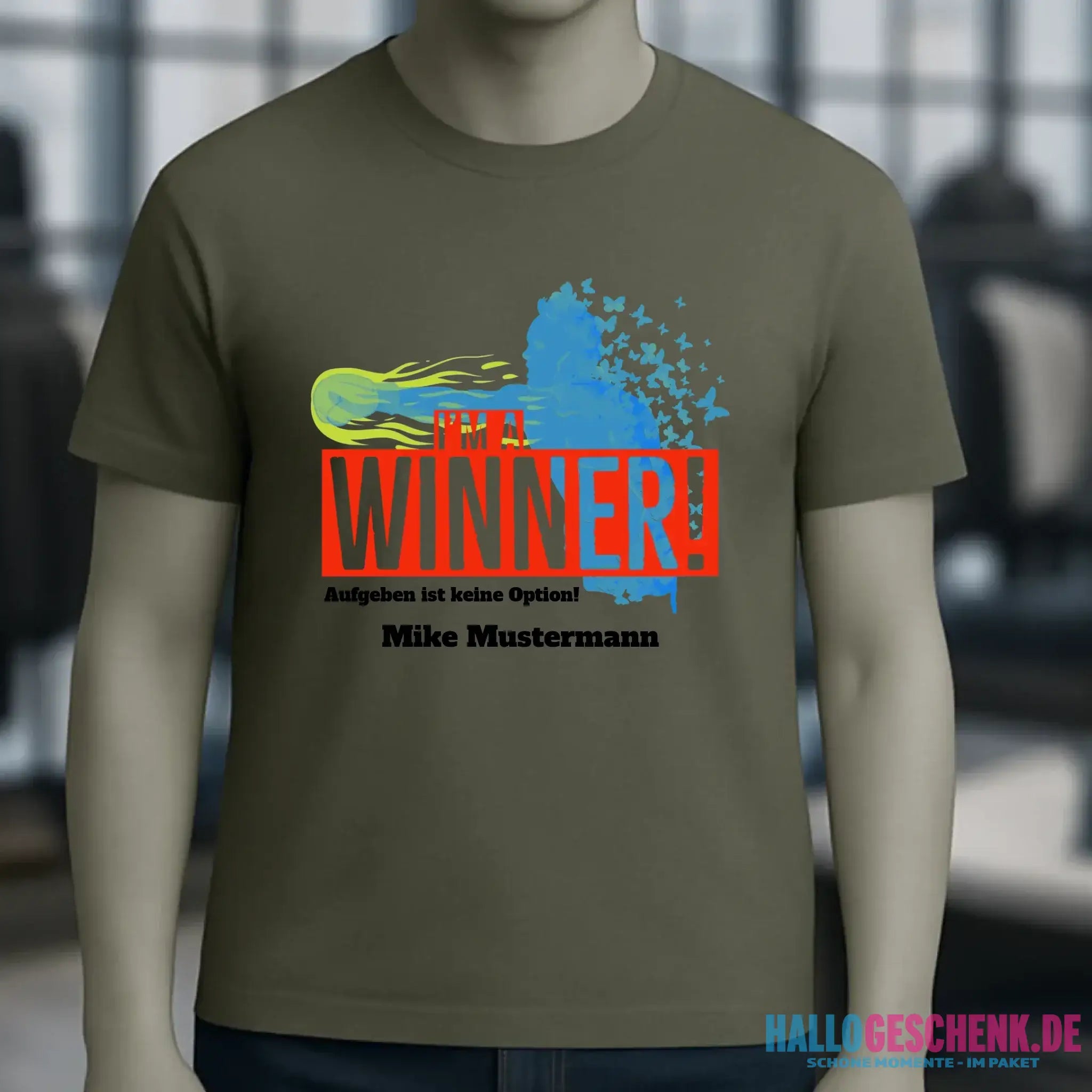 I´M A WINNER • Unisex Premium T-Shirt XS-5XL aus Bio-Baumwolle für Damen & Herren • Exklusivdesign • personalisiert