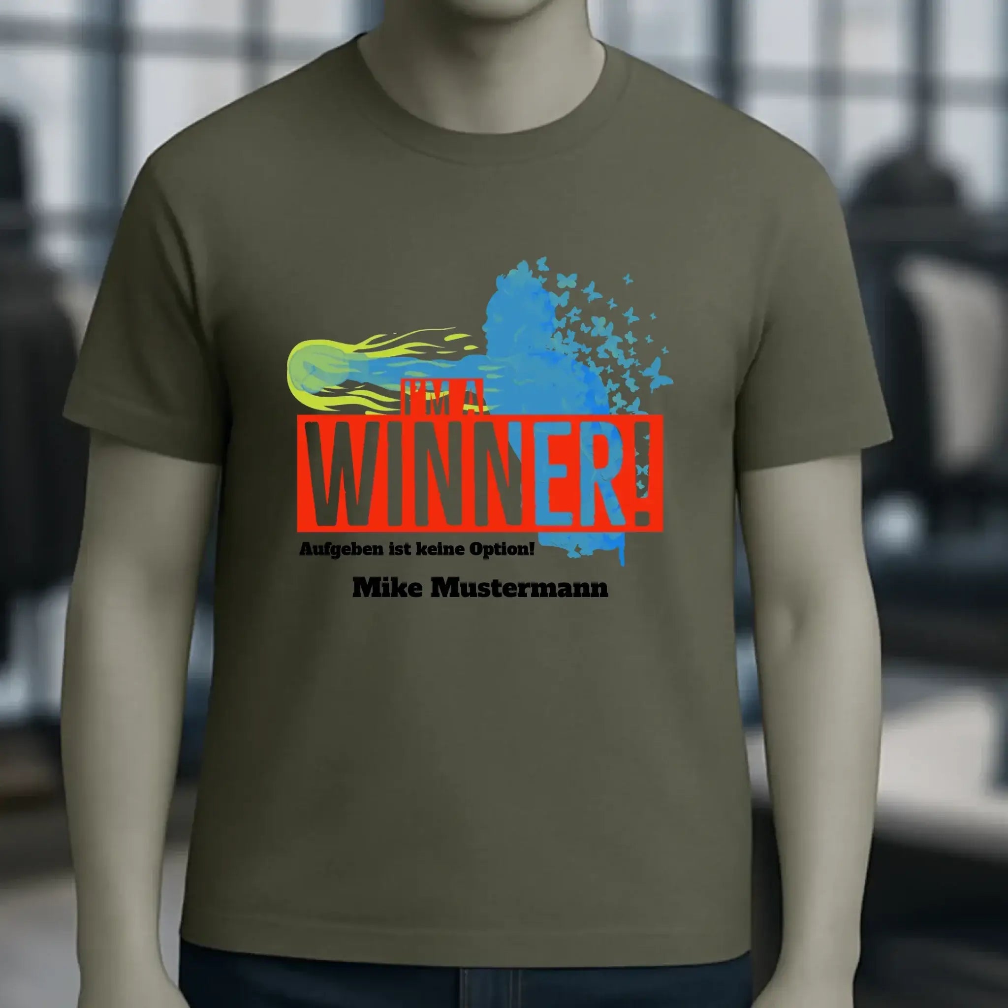 I´M A WINNER • Unisex Premium T-Shirt XS-5XL aus Bio-Baumwolle für Damen & Herren • Exklusivdesign • personalisiert