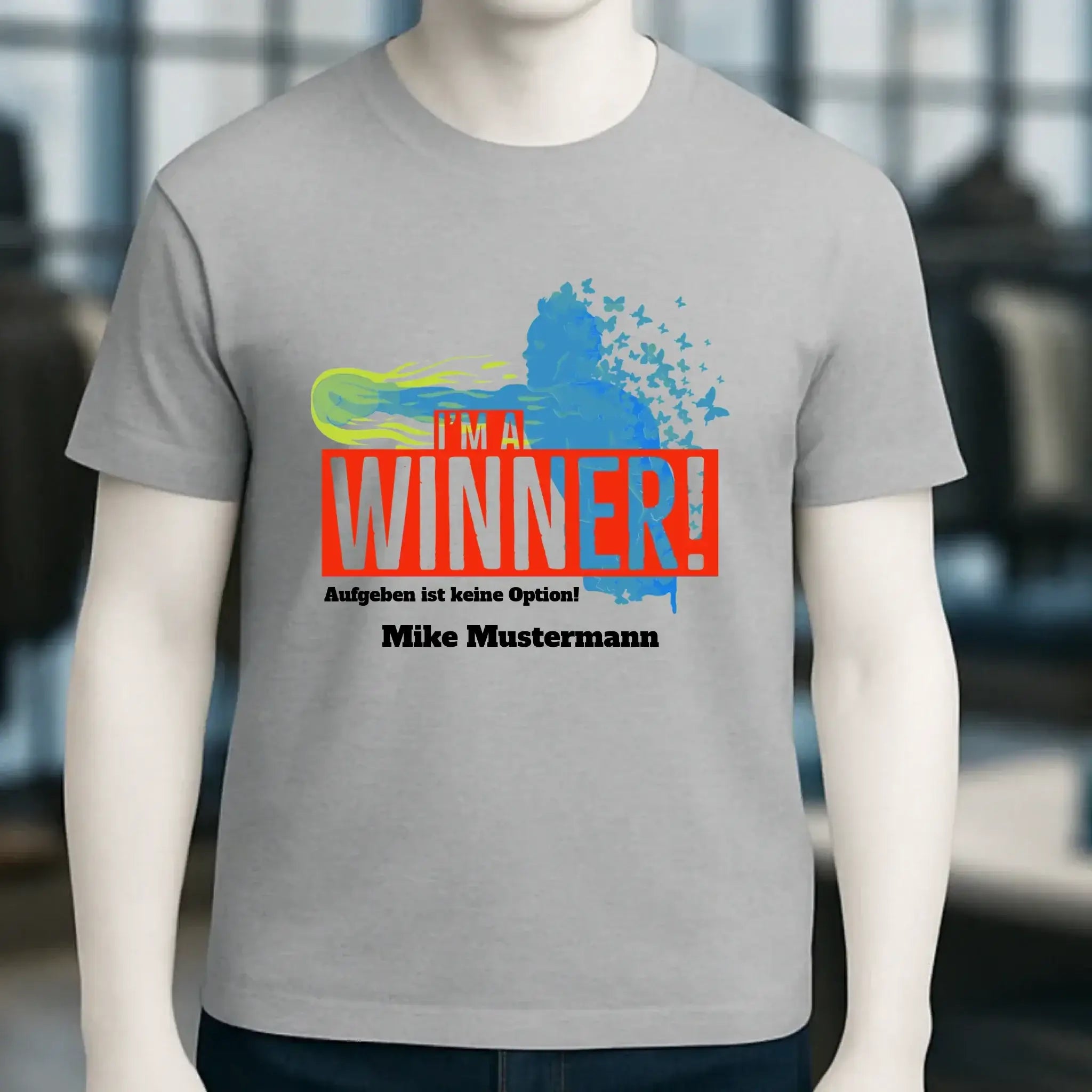 I´M A WINNER • Unisex Premium T-Shirt XS-5XL aus Bio-Baumwolle für Damen & Herren • Exklusivdesign • personalisiert