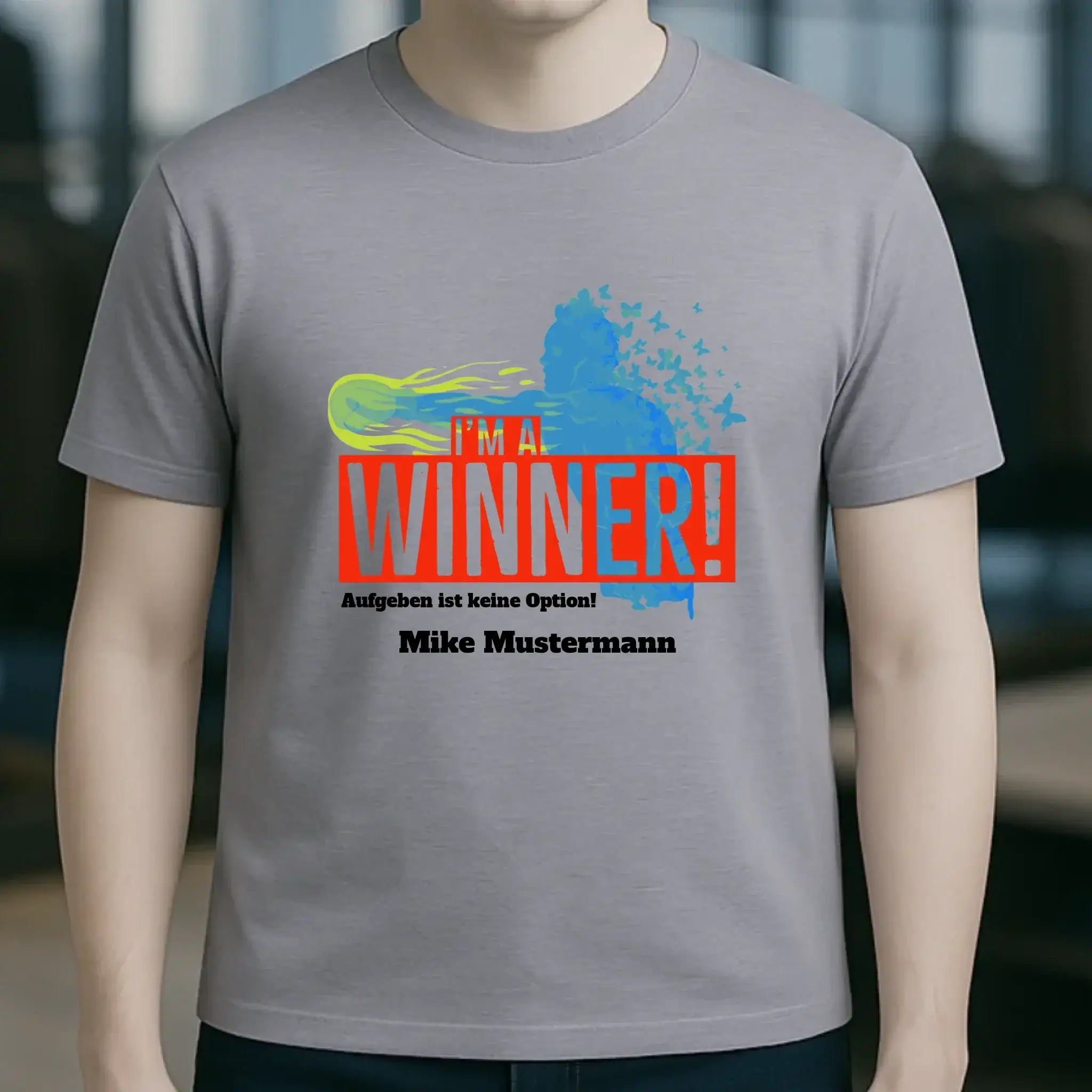 I´M A WINNER • Unisex Premium T-Shirt XS-5XL aus Bio-Baumwolle für Damen & Herren • Exklusivdesign • personalisiert