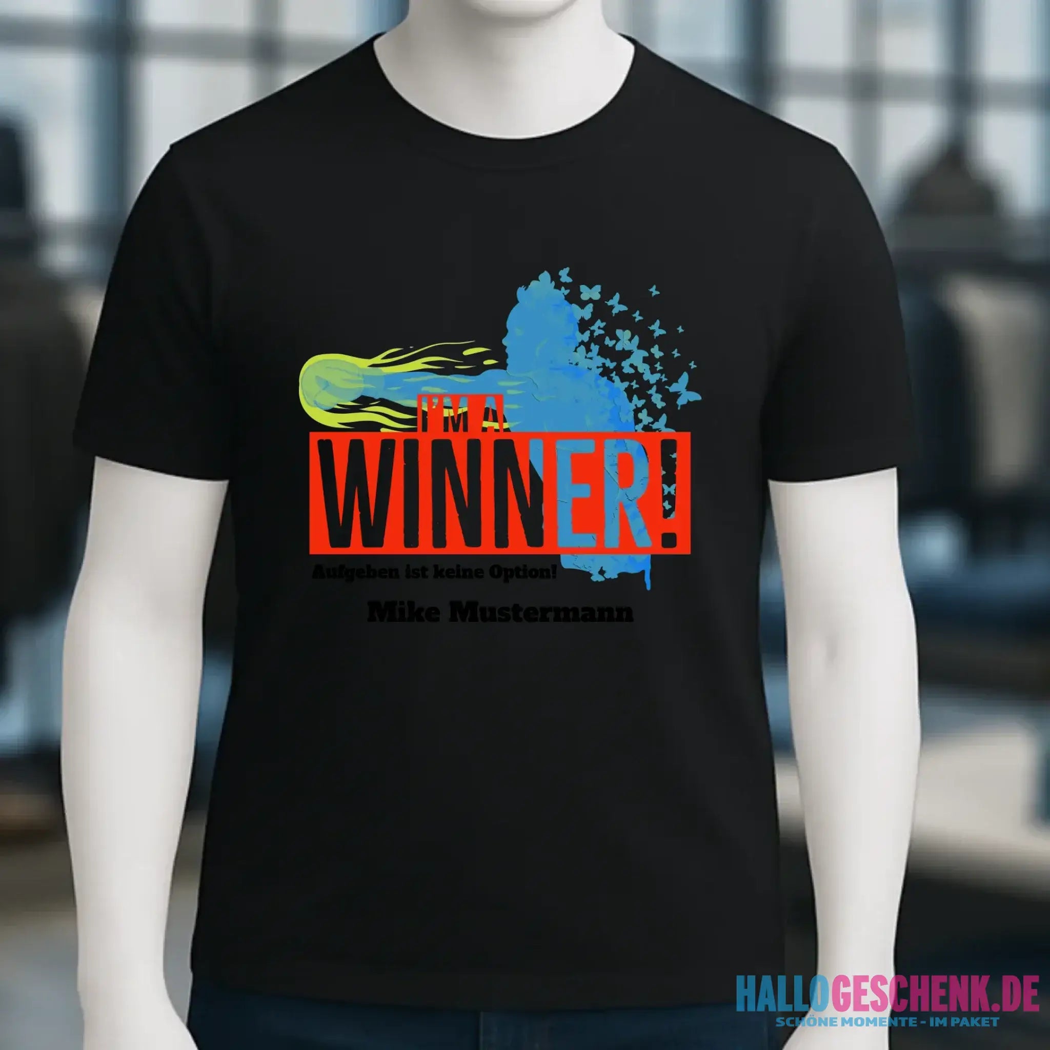 I´M A WINNER • Unisex Premium T-Shirt XS-5XL aus Bio-Baumwolle für Damen & Herren • Exklusivdesign • personalisiert