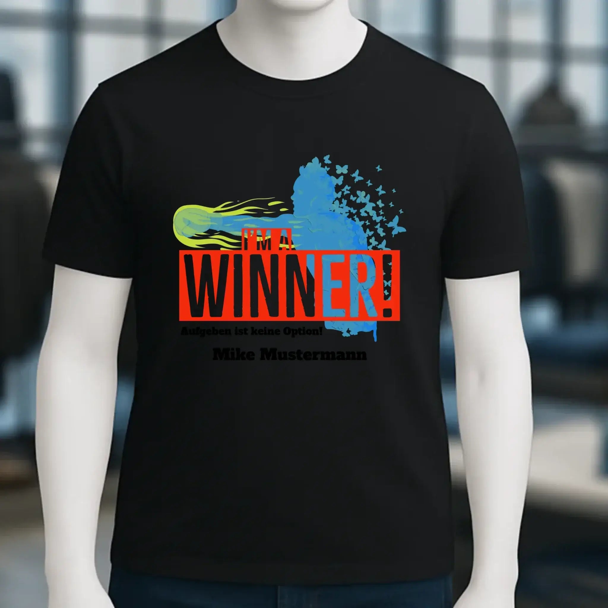 I´M A WINNER • Unisex Premium T-Shirt XS-5XL aus Bio-Baumwolle für Damen & Herren • Exklusivdesign • personalisiert