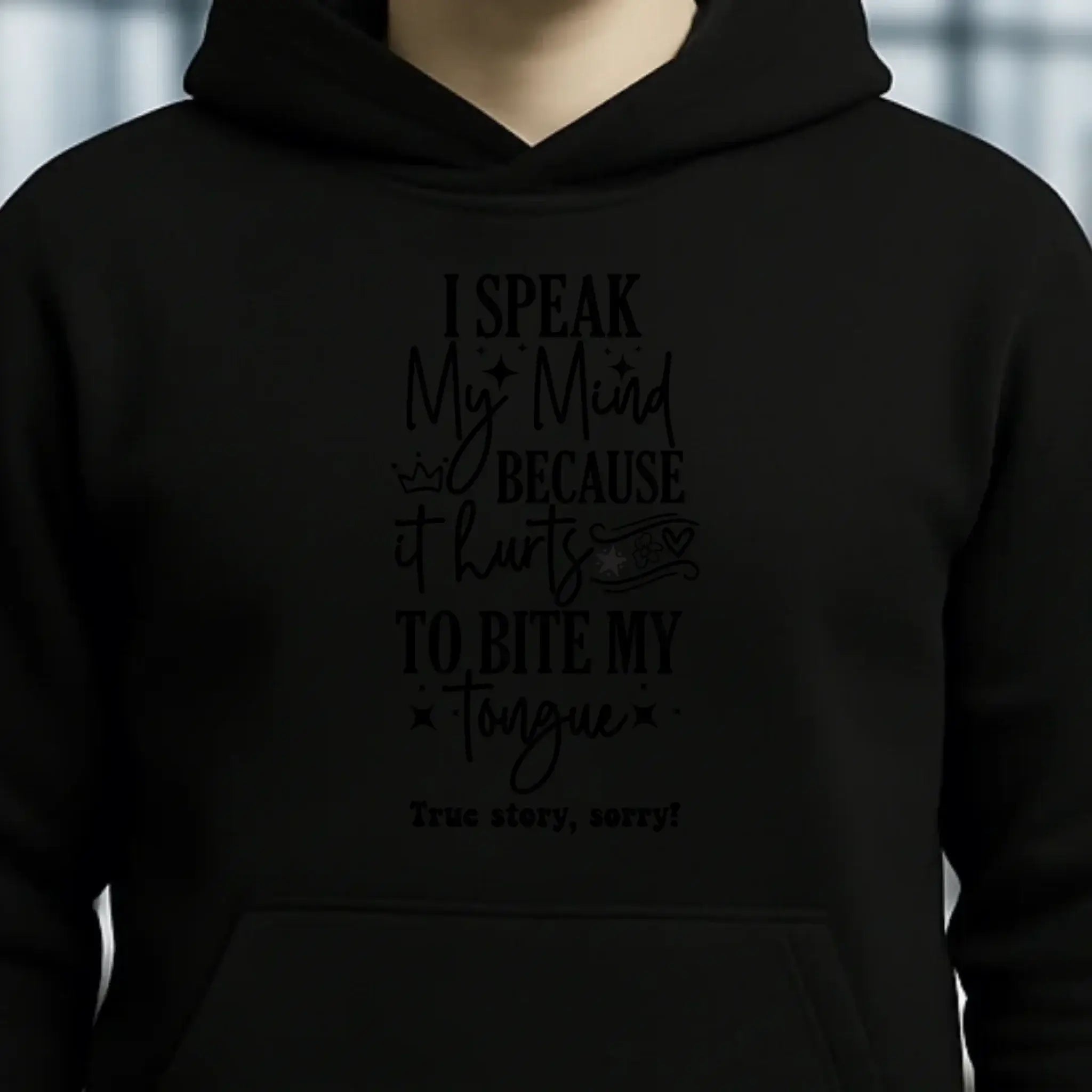I speak my mind • Unisex Premium Hoodie XS-5XL aus Bio-Baumwolle für Damen & Herren • Exklusivdesign • personalisiert