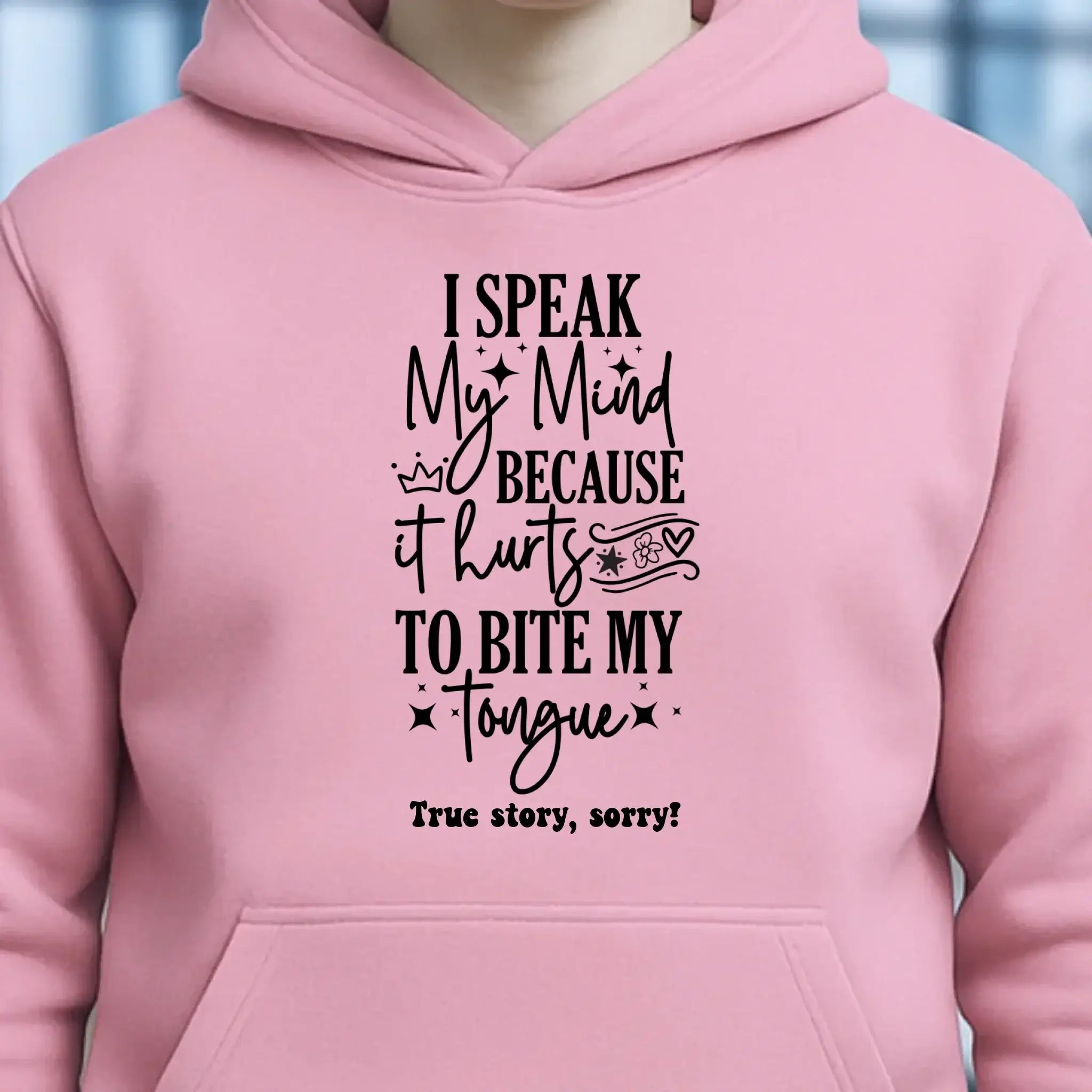 I speak my mind • Unisex Premium Hoodie XS-5XL aus Bio-Baumwolle für Damen & Herren • Exklusivdesign • personalisiert