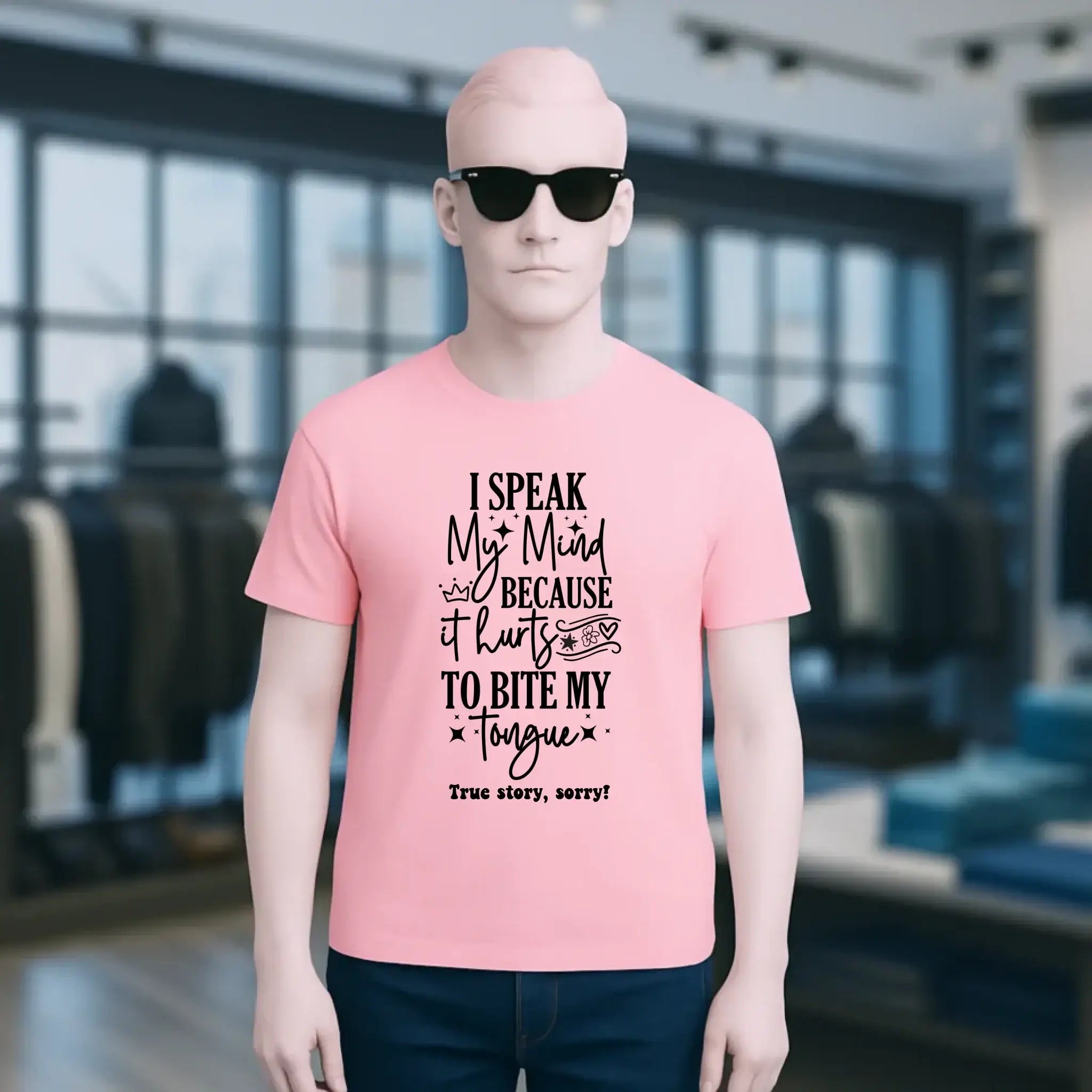 I speak my mind • Unisex Premium T-Shirt XS-5XL aus Bio-Baumwolle für Damen & Herren • Exklusivdesign • personalisiert