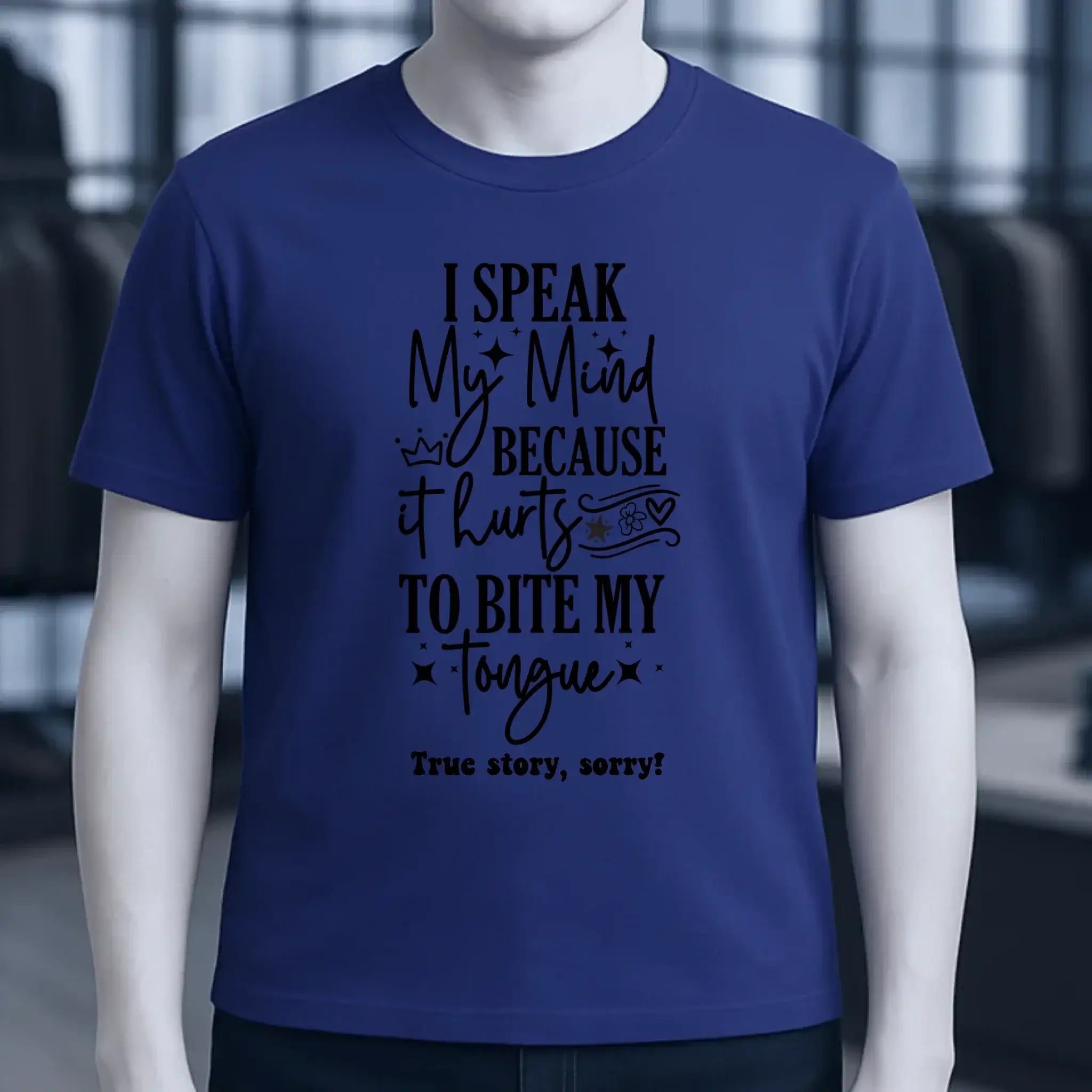 I speak my mind • Unisex Premium T-Shirt XS-5XL aus Bio-Baumwolle für Damen & Herren • Exklusivdesign • personalisiert
