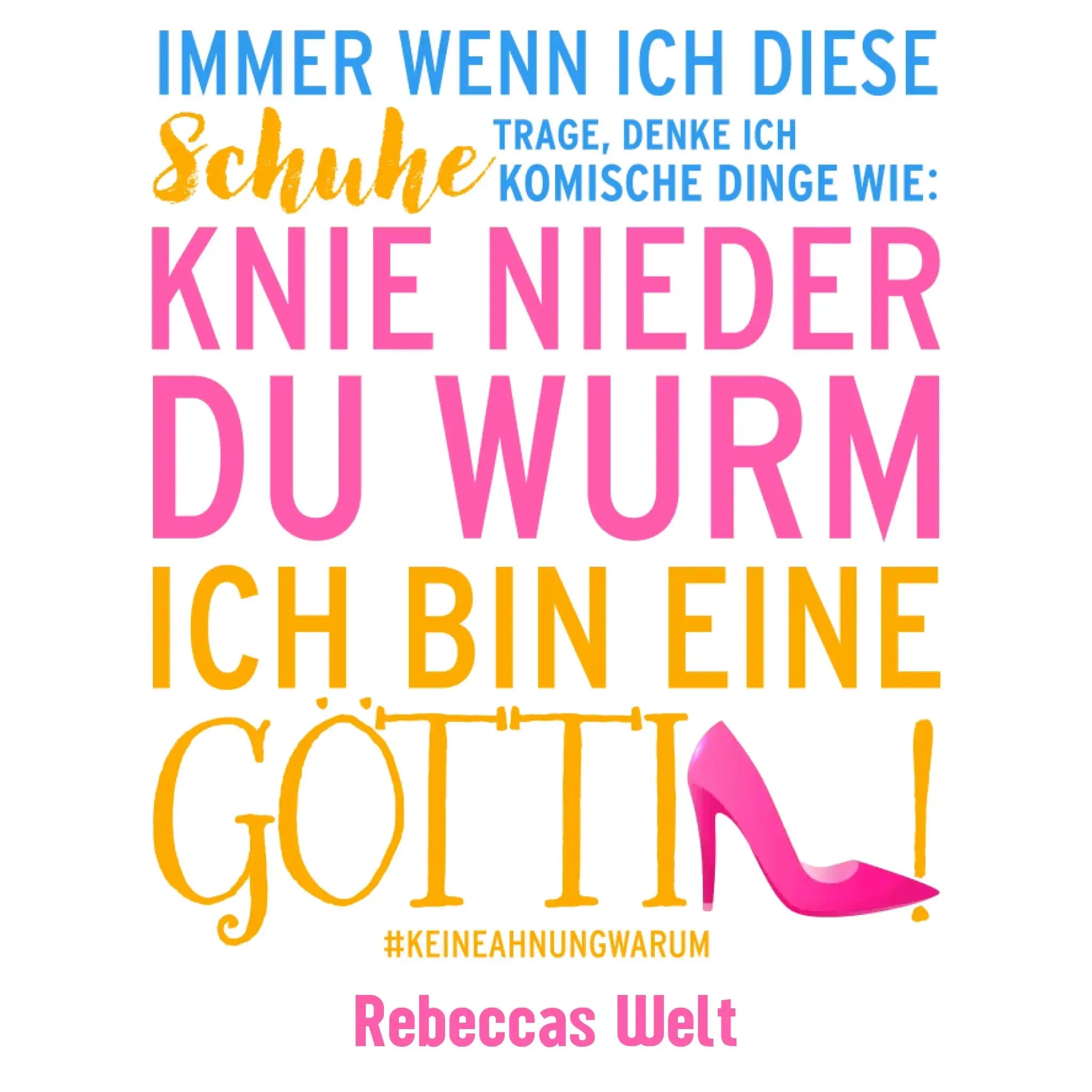 ’Immer wenn ich’-Kollektion: Schuhe • diverse Motive mit Wunschtext (m/w) • Mein Motiv • mehrere Artikel verfügbar