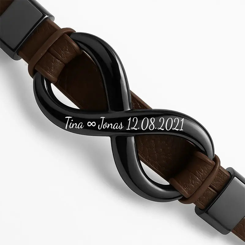 INFINITY BROWN - Armband