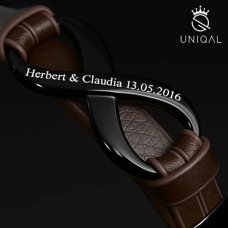 INFINITY BROWN - Armband